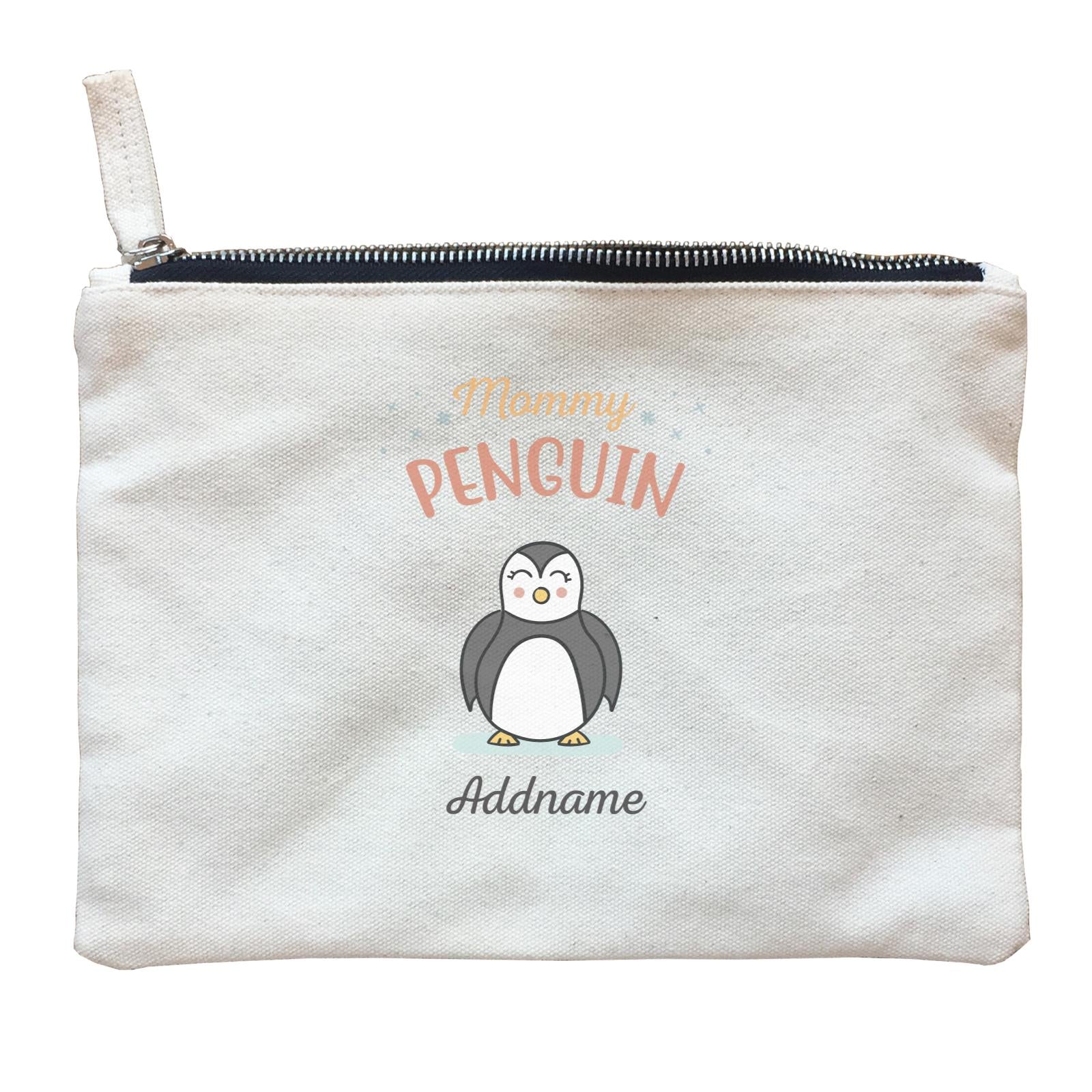 Penguin Family Mommy Penguin Addname Zipper Pouch