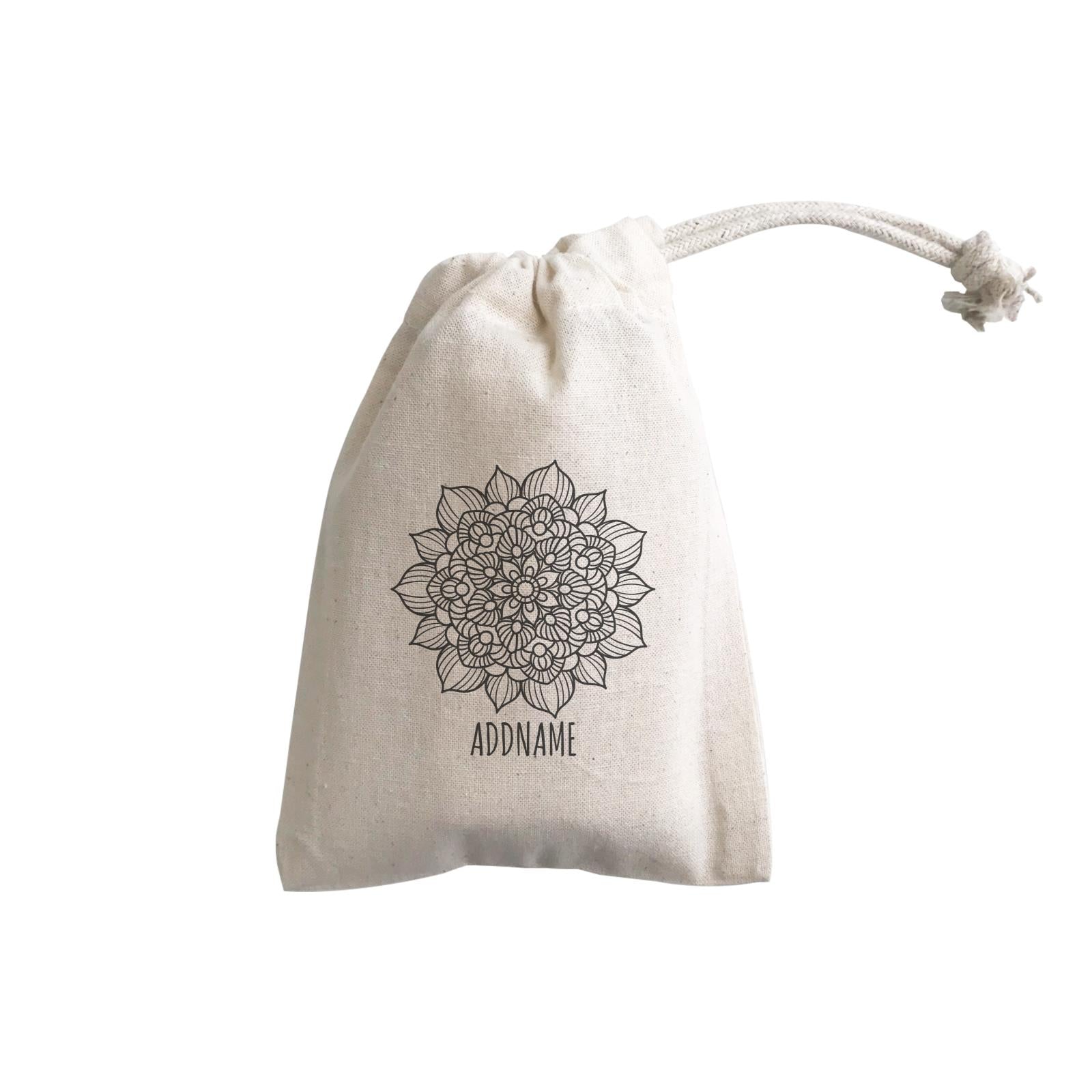 Monochrome Mandala 2 Addname GP Gift Pouch