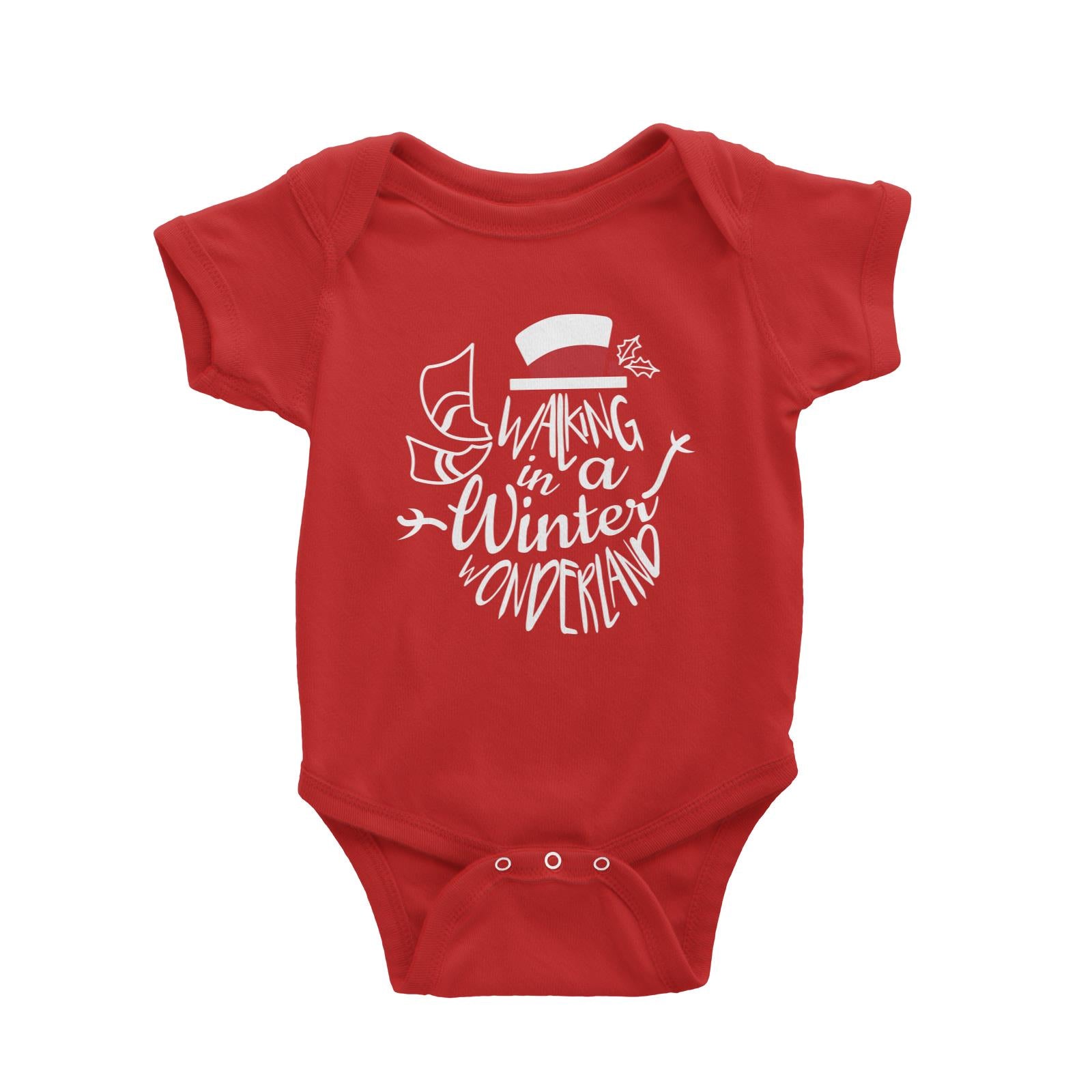 Walking In A Winter Wonderland Baby Romper Christmas