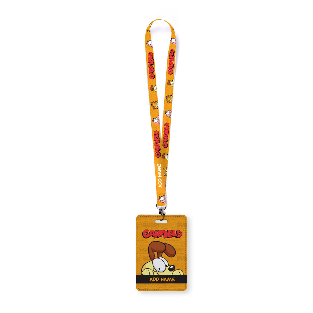 Garfield - Peeking Odie Lanyard with Cardholder