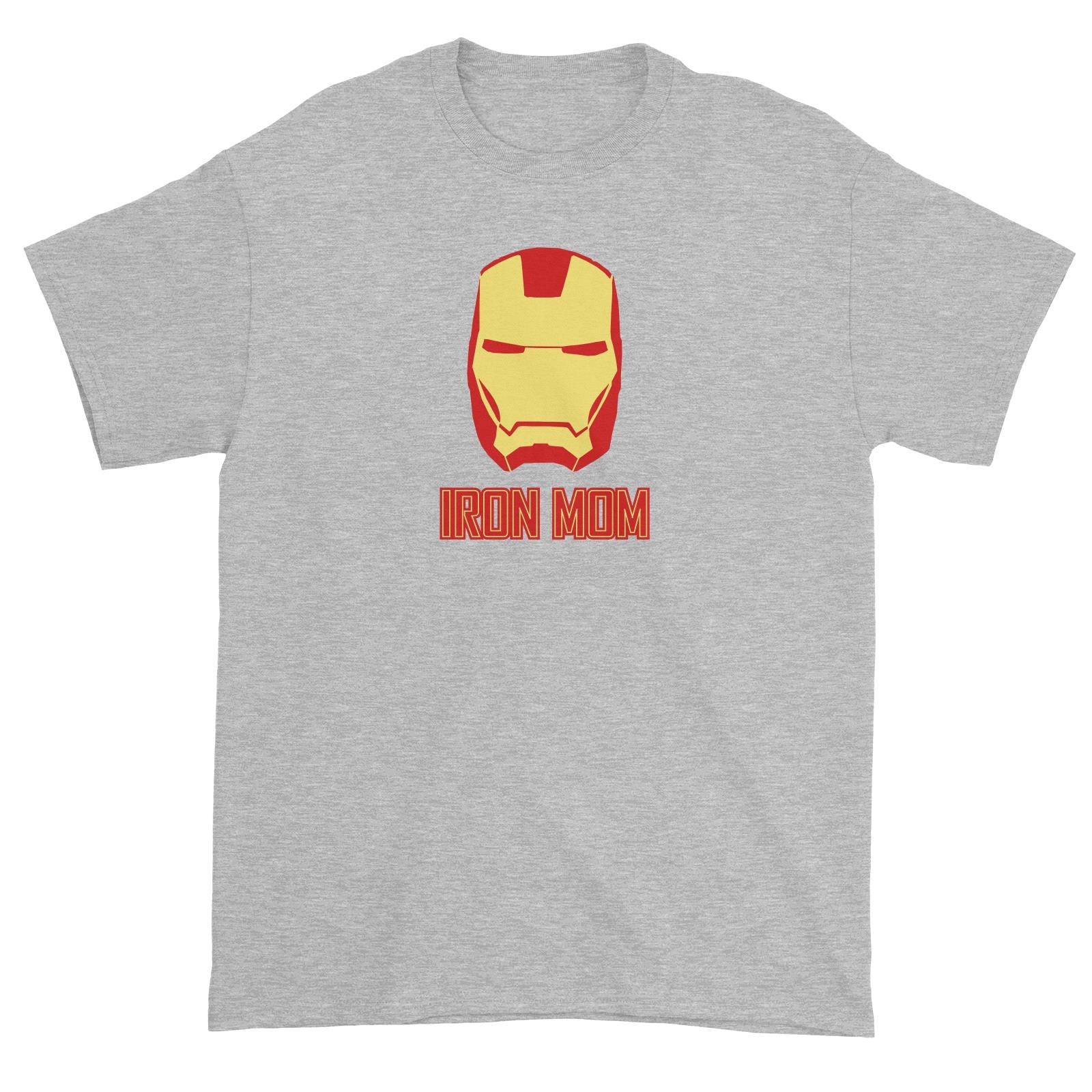 Superhero Iron Mom Unisex T-Shirt  Matching Family Personalizable Designs