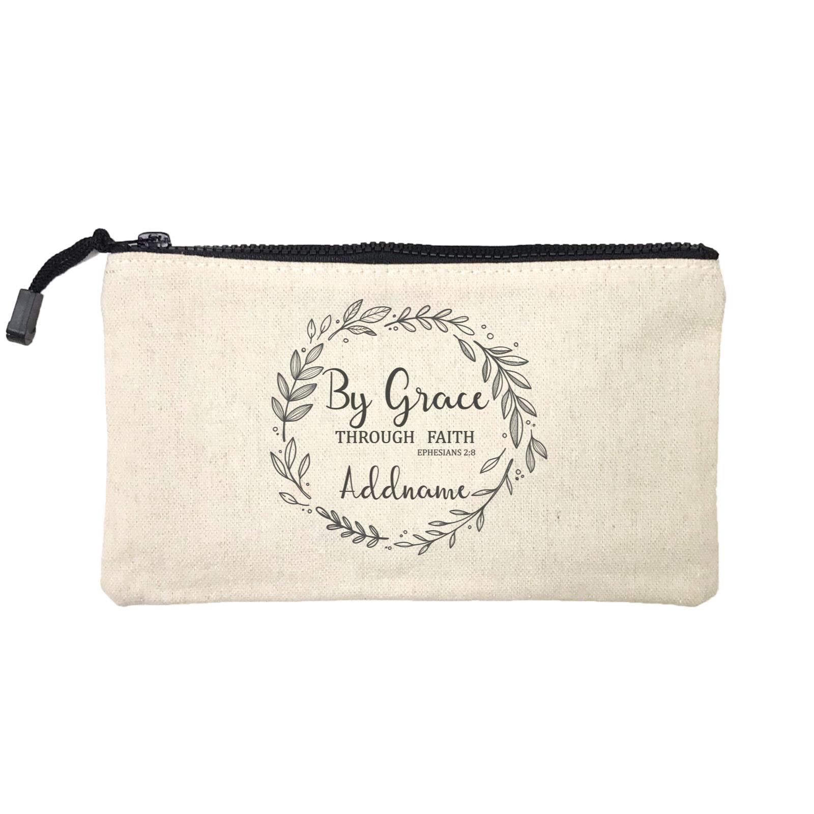 Christian Series By Grace Through Faith Ephesians 2.8 Addname Mini Accessories Stationery Pouch