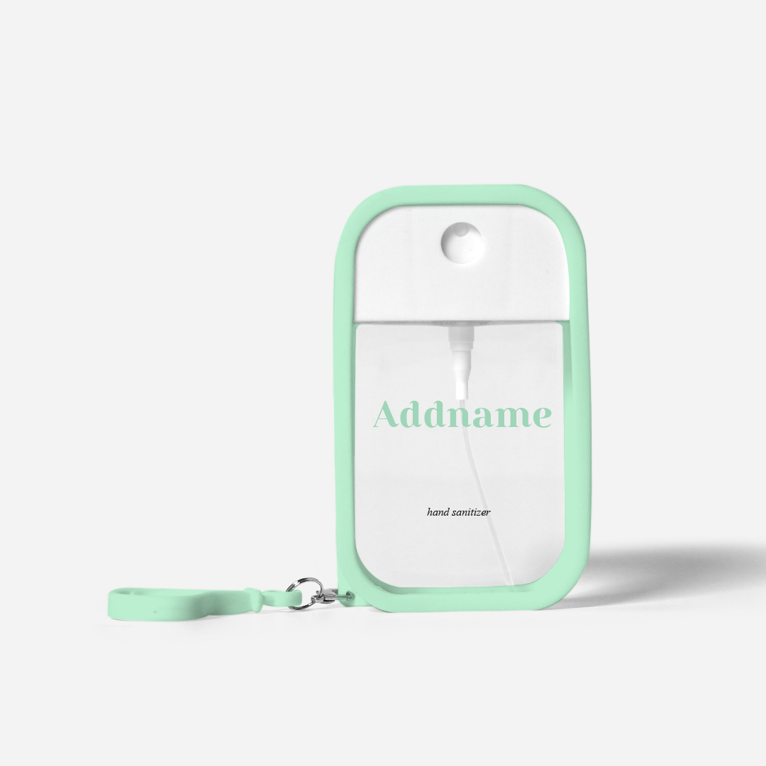 Refillable Hand Sanitizer with Personalisation - Classic Pale Green
