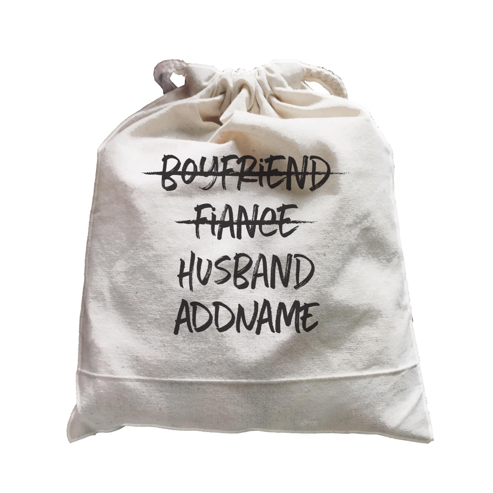 Husband and Wife Boyfriend Fiance Husband Addname Satchel