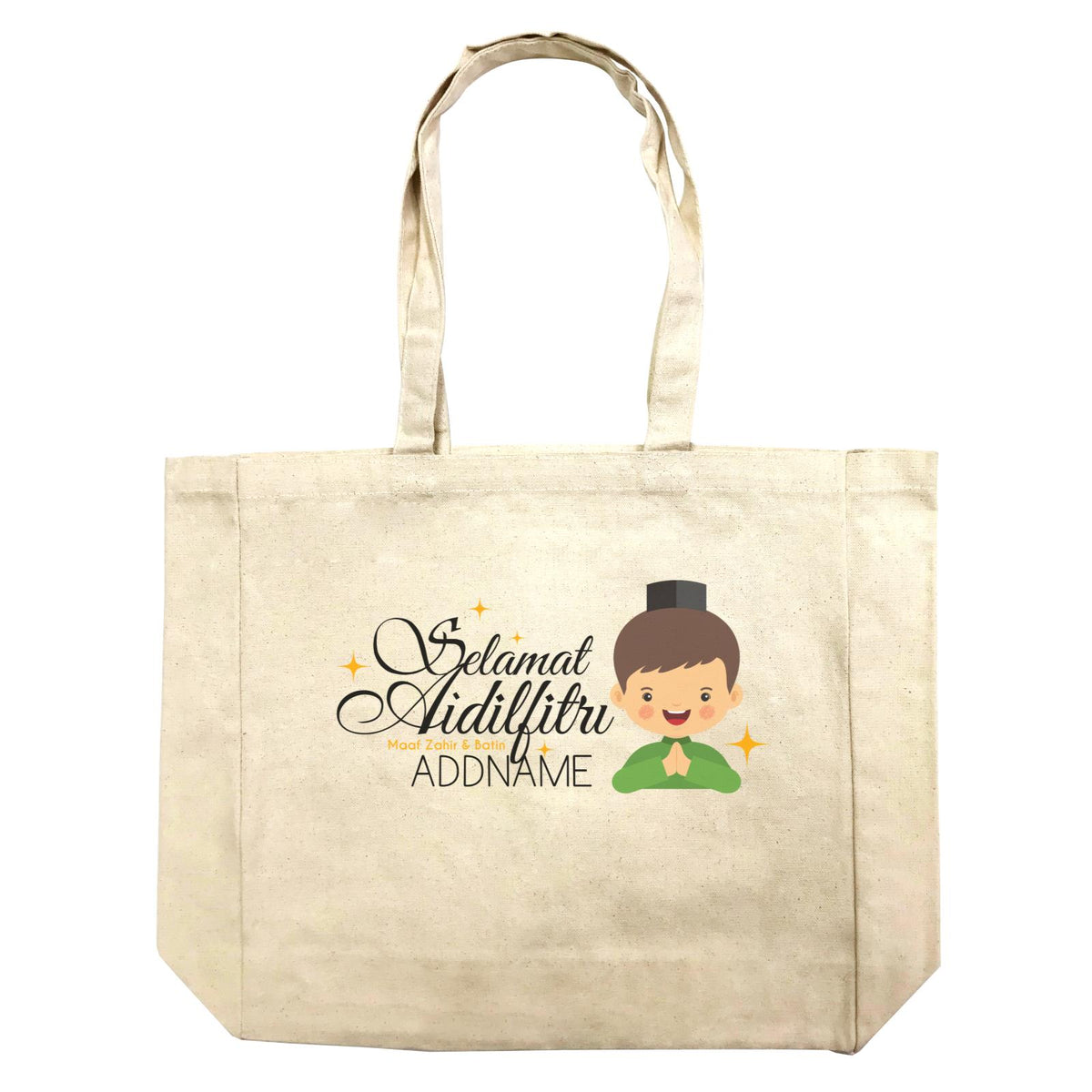 Selamat Aidilfitri Man Shopping Bag