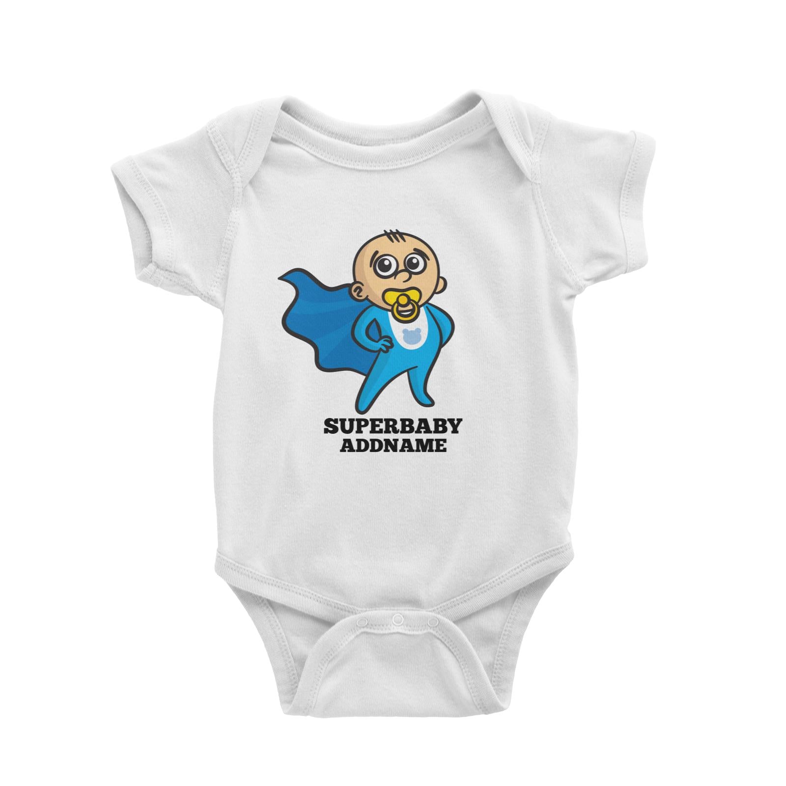 SuperBaby Boy (FLASH DEAL) Baby Romper Personalizable Designs Matching Family Superhero Family Edition Superhero For Boys