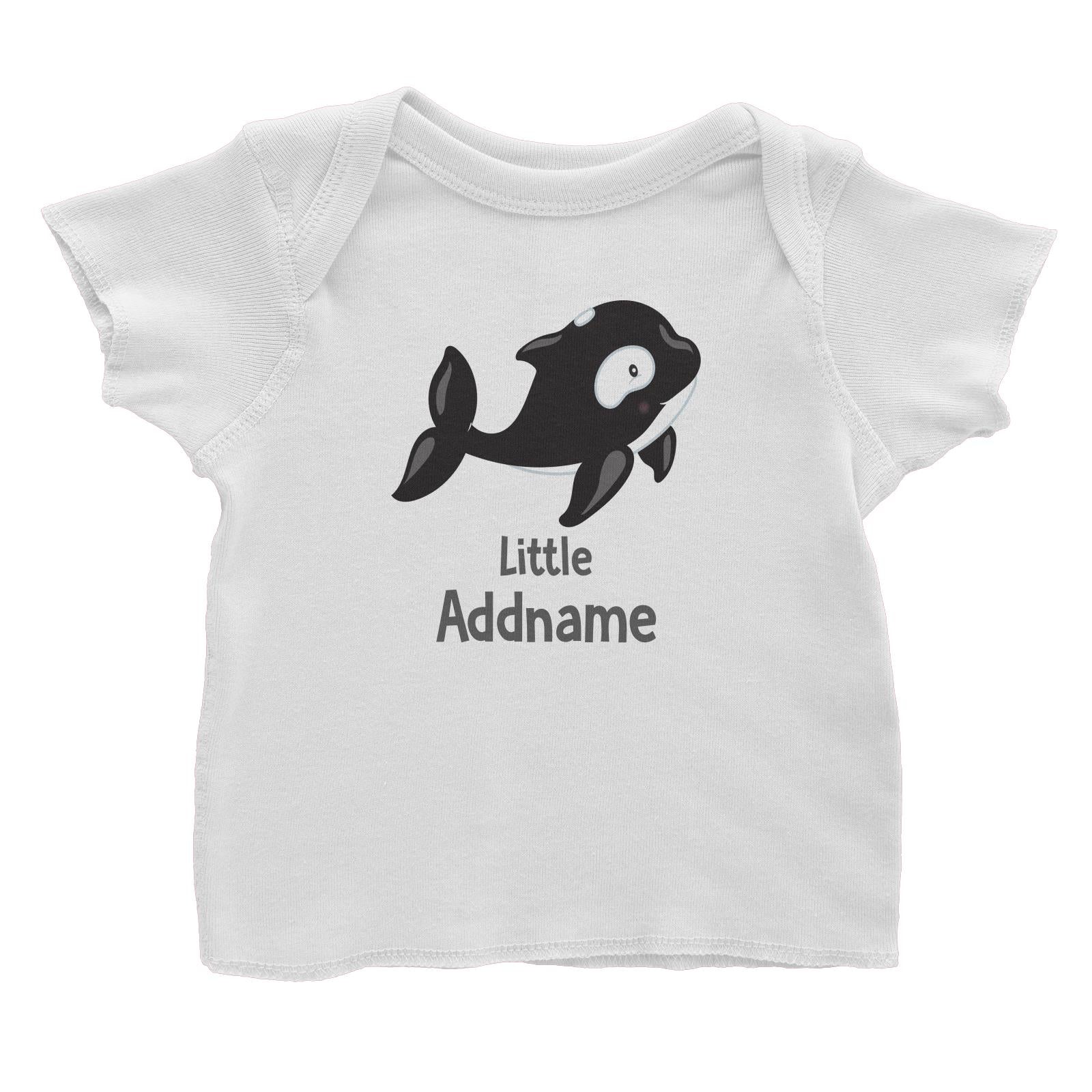 Arctic Animals Little Killer Whale Addname Baby T-Shirt