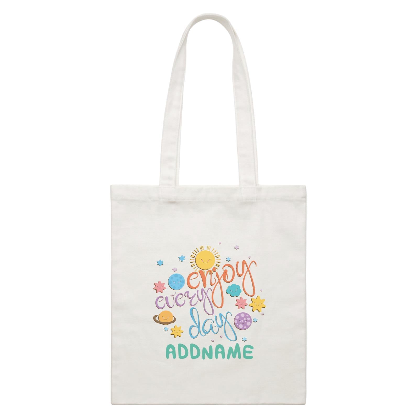 Children's Day Gift Series Enjoy Every Day Space Addname  Canvas Bag