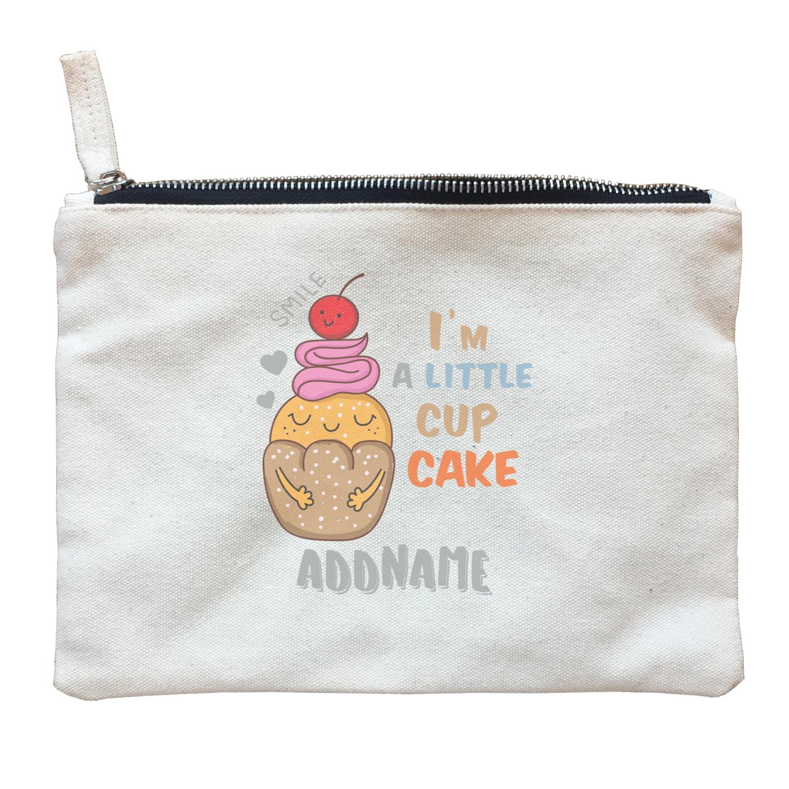 Cool Cute Foods I'm A Little Cup Cake Addname Zipper Pouch