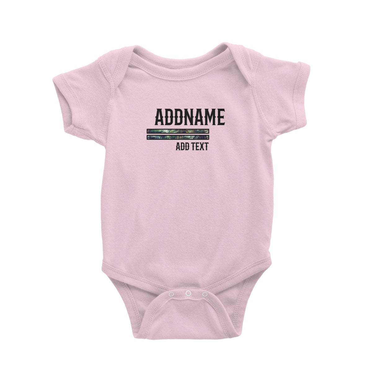 Beach Trees Bars Personalizable with Name Year and Text Baby Romper