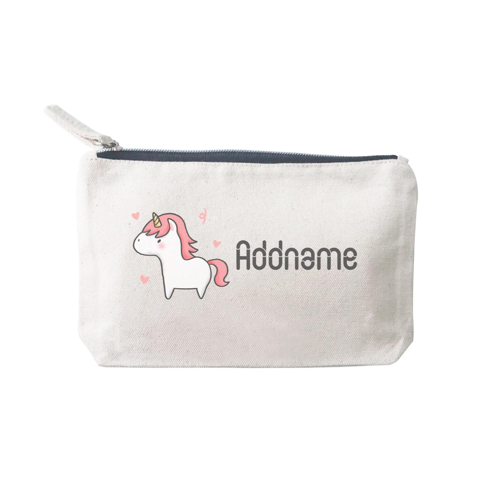 Cute Hand Drawn Style Unicorn Addname SP Stationery Pouch 2
