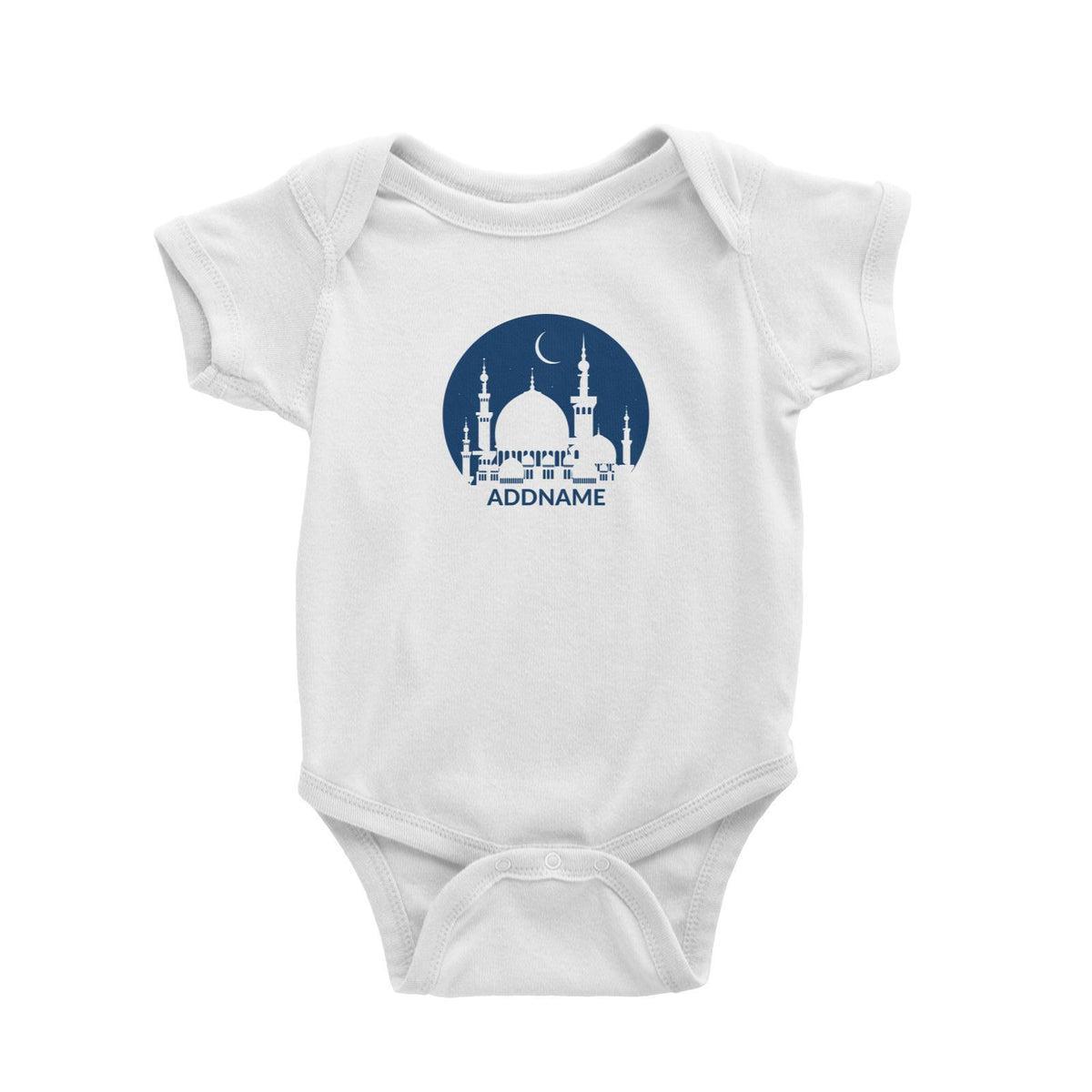 Mosque Moon Baby Romper Raya Personalizable Designs