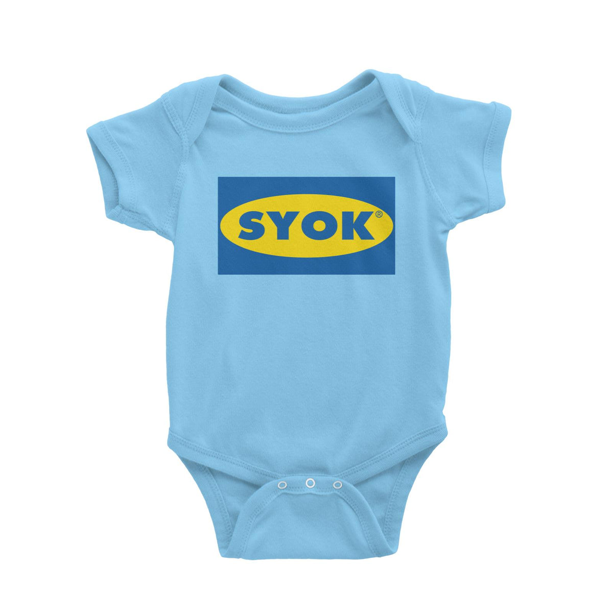Slang Statement Syok Baby Romper