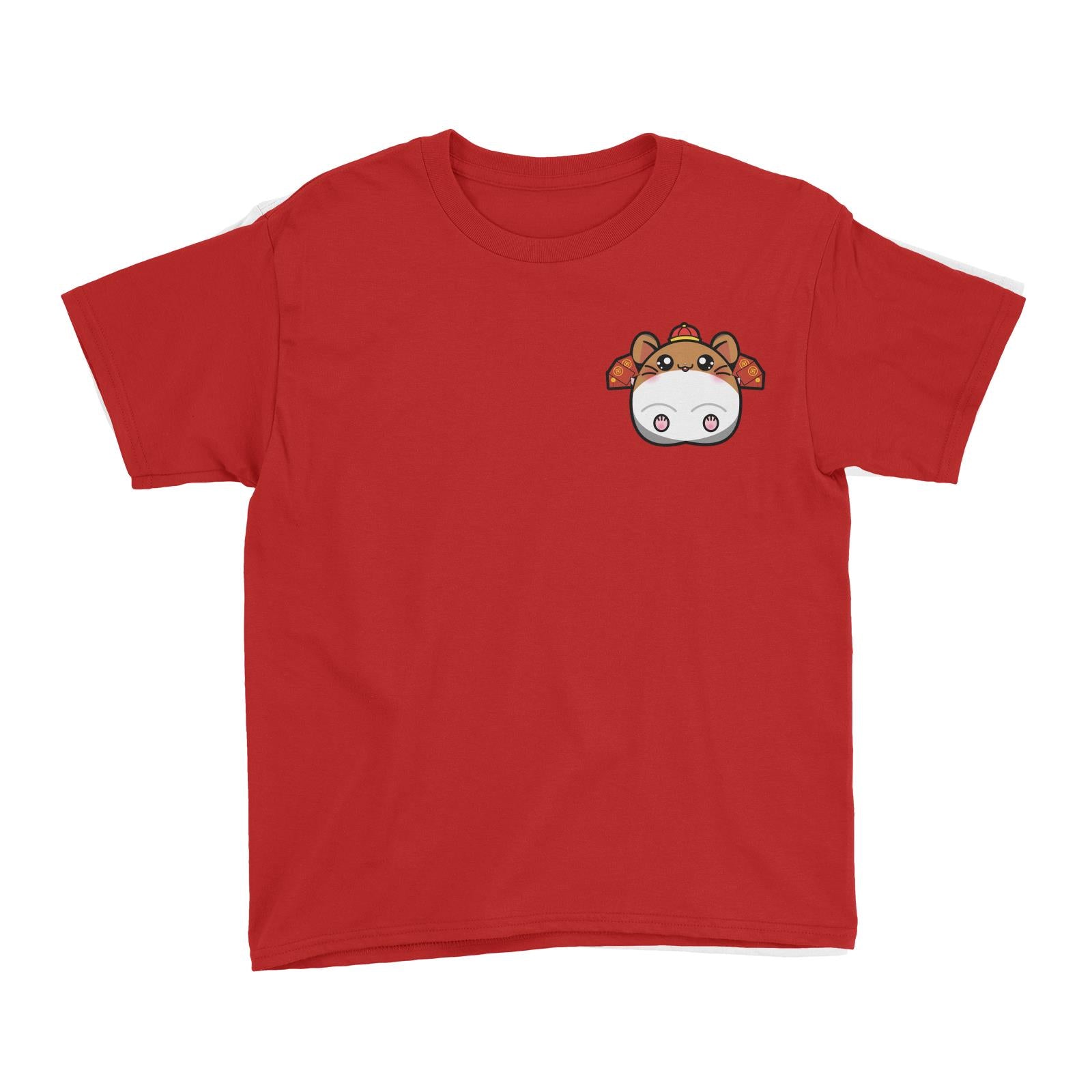 Prosperous Pocket Mouse Series Bob With AngPao Wishes Happy Prosperity Kid's T-Shirt