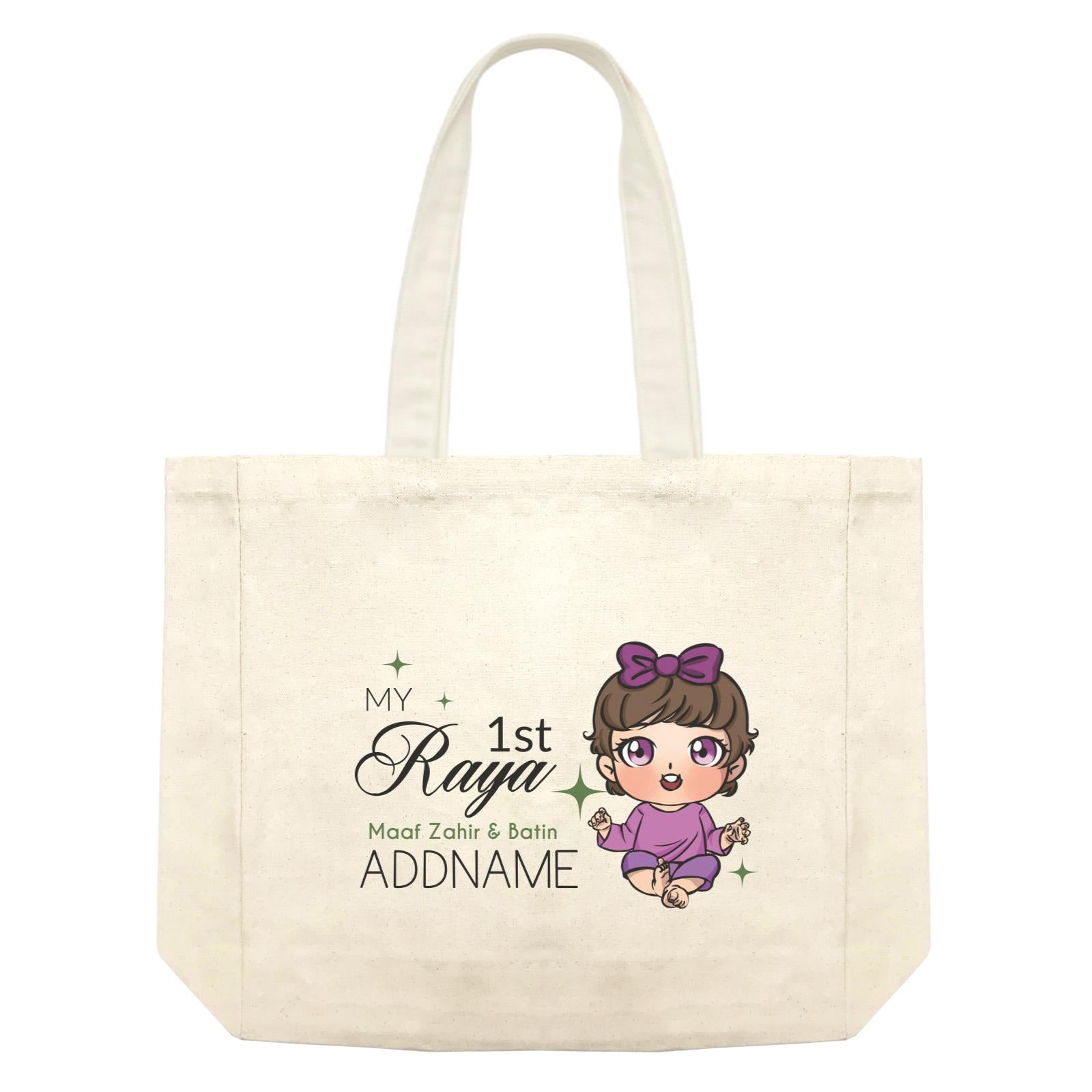 Raya Chibi Baby Baby Girl My 1st Raya Maaf Zahir & Batin Addname Accessories Shopping Bag