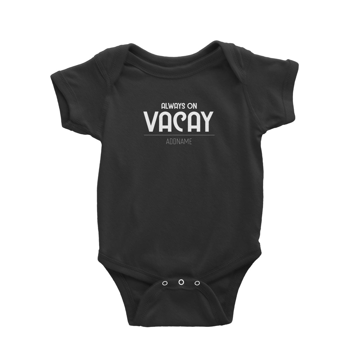 Always On Vacay Baby Romper