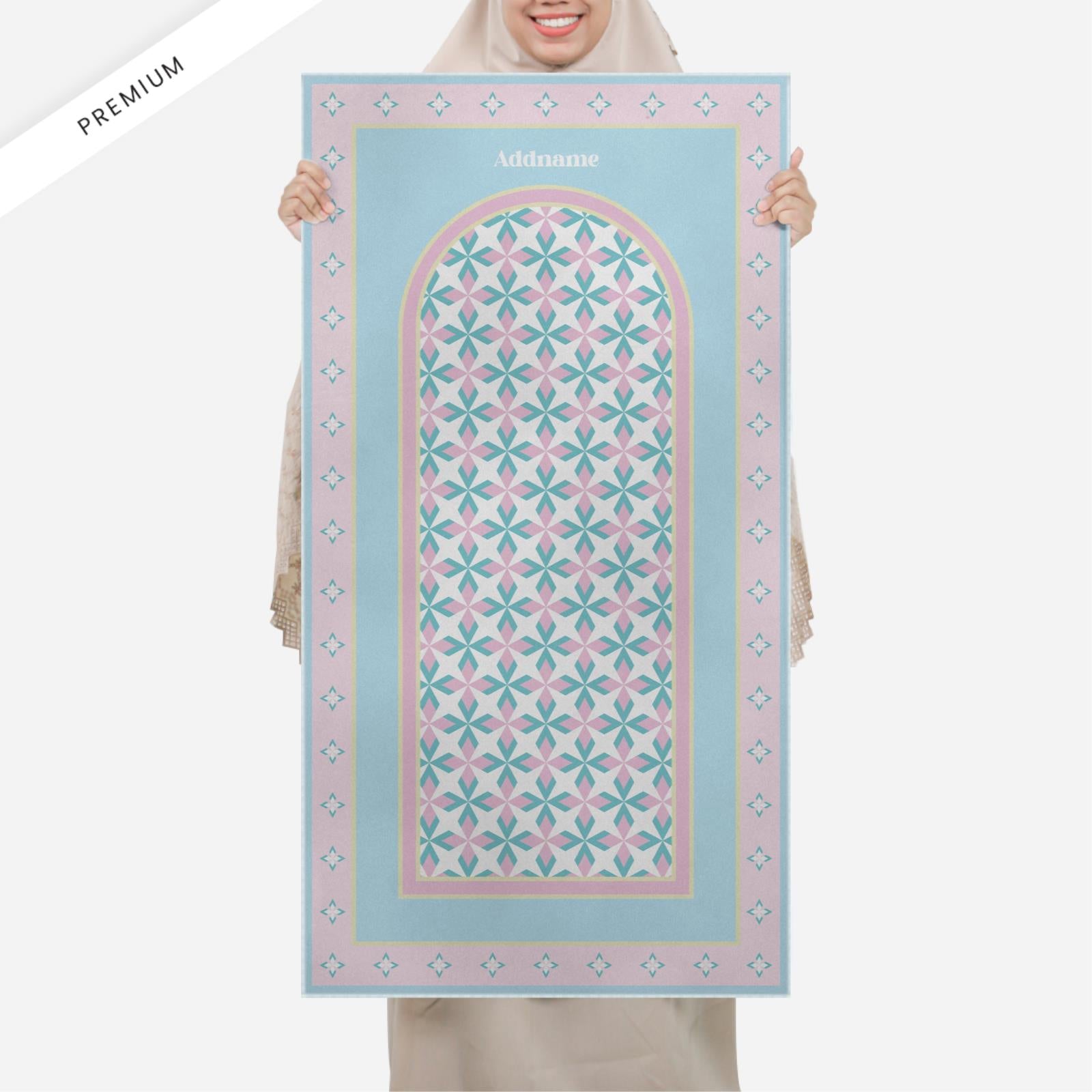 Ixora Series Premium Sejadah - Light Pink