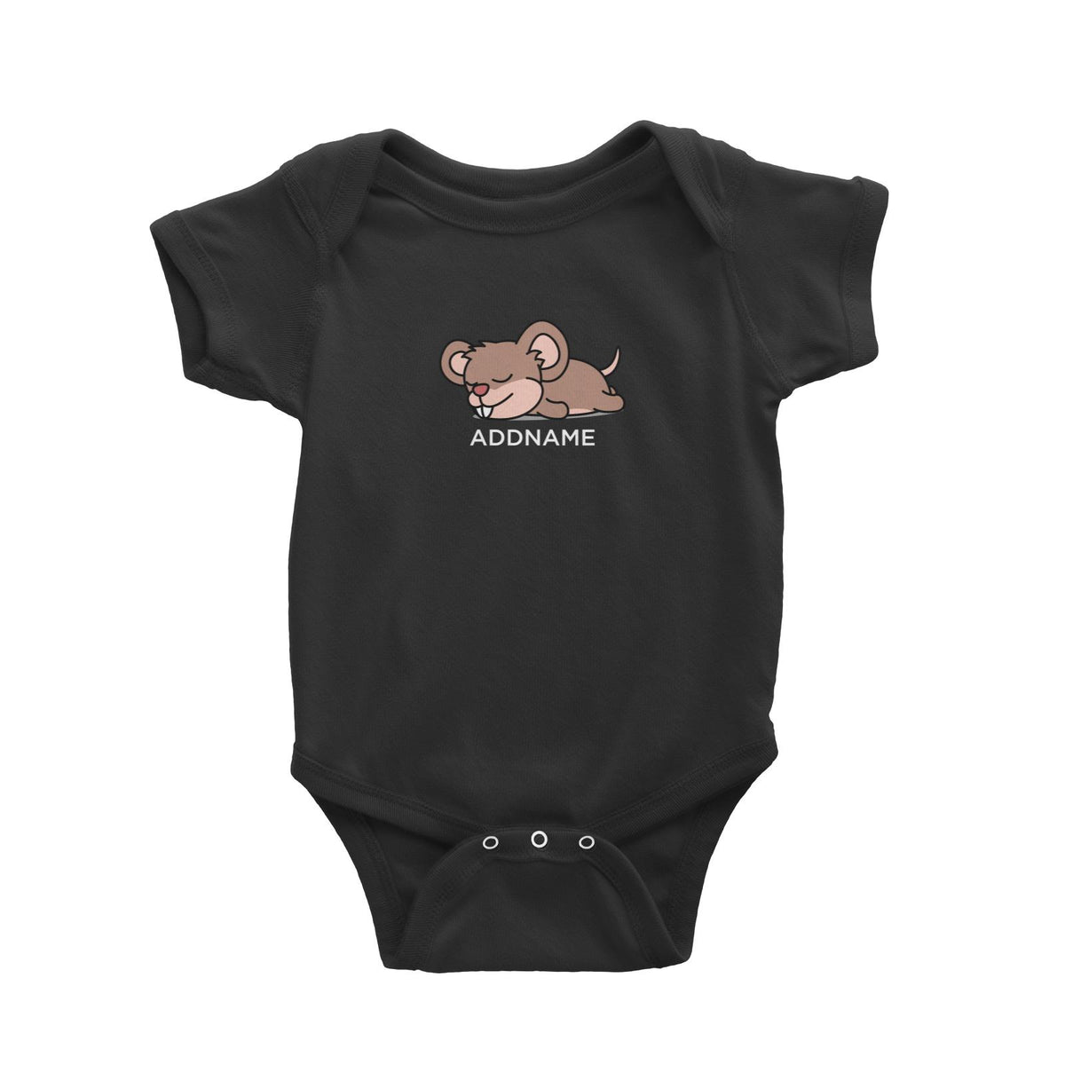 Lazy Rat Addname Baby Romper