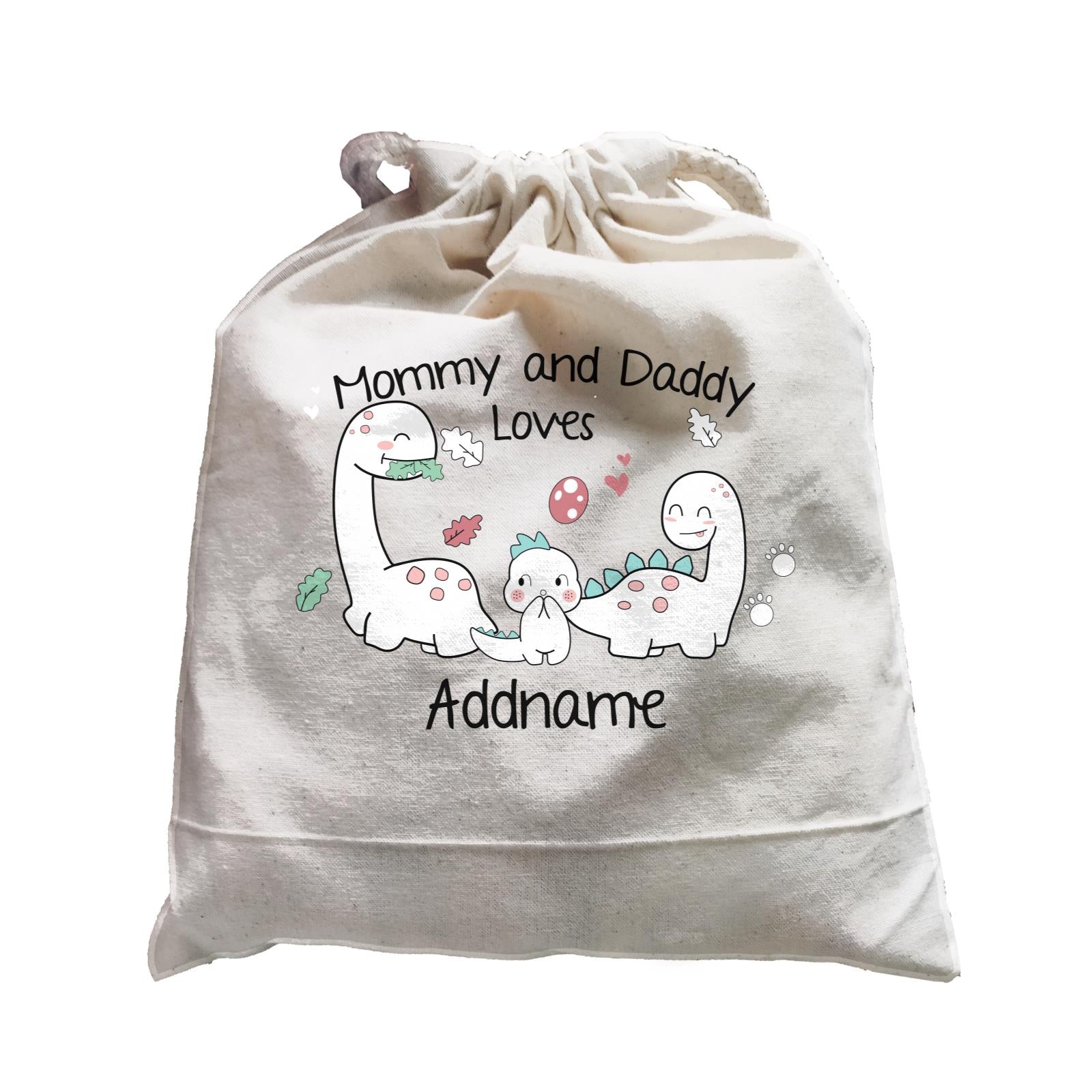 Cute Animals And Friends Series Cute Little Dinosaur Mommy And Daddy Loves Addname Satchel