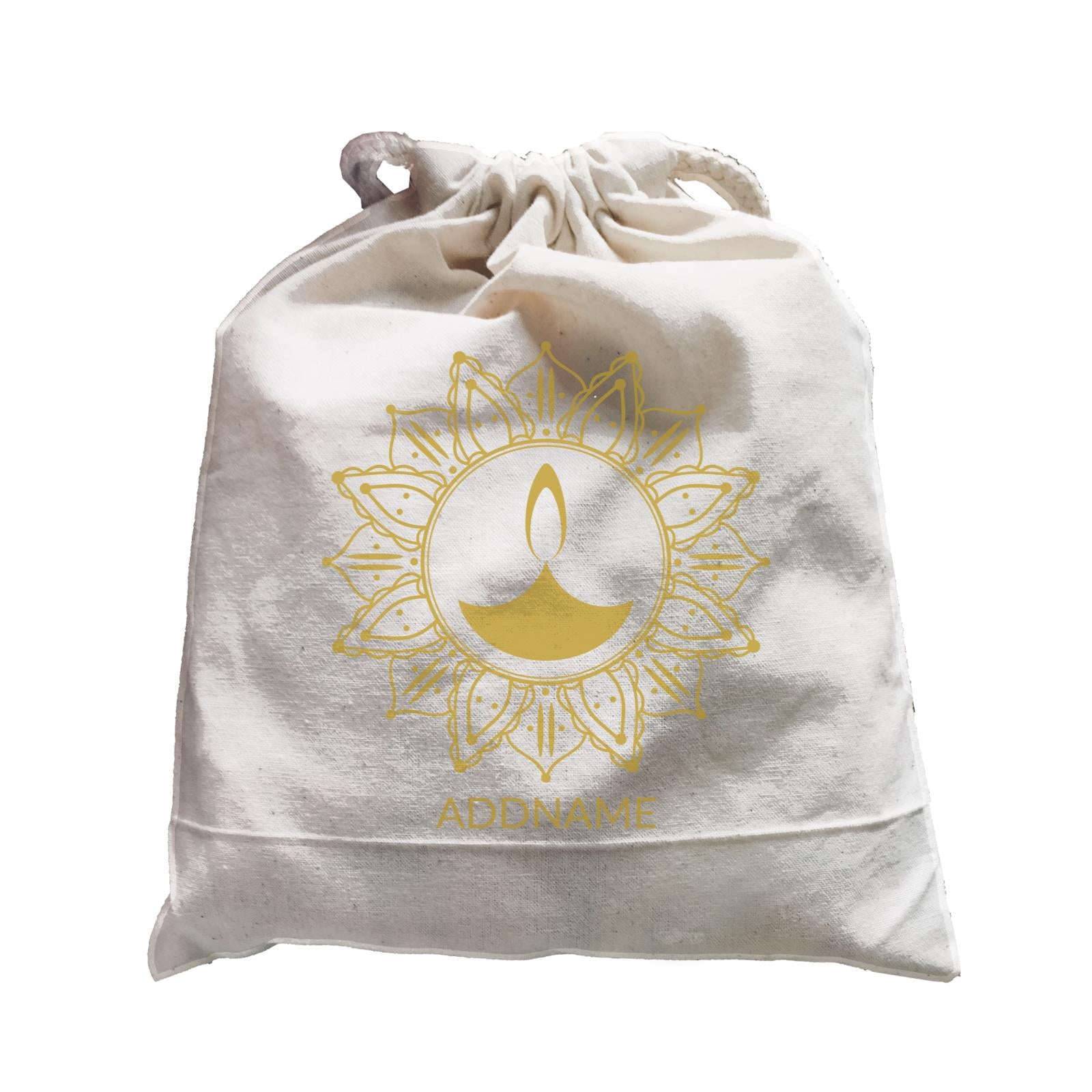 Ornamental Diyas Decorative Addname Satchel