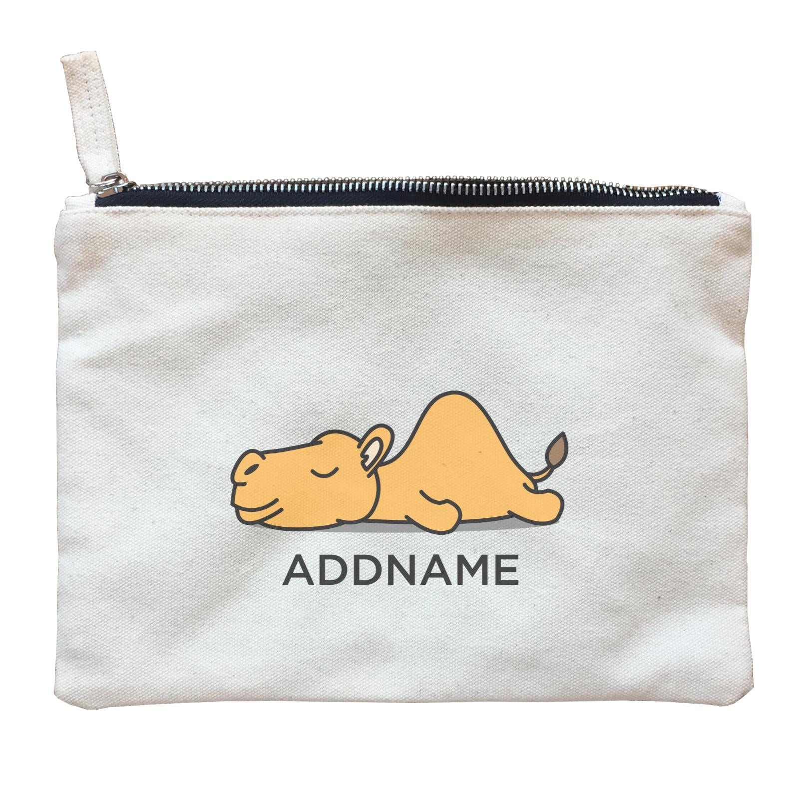 Lazy Camel Addname Zipper Pouch