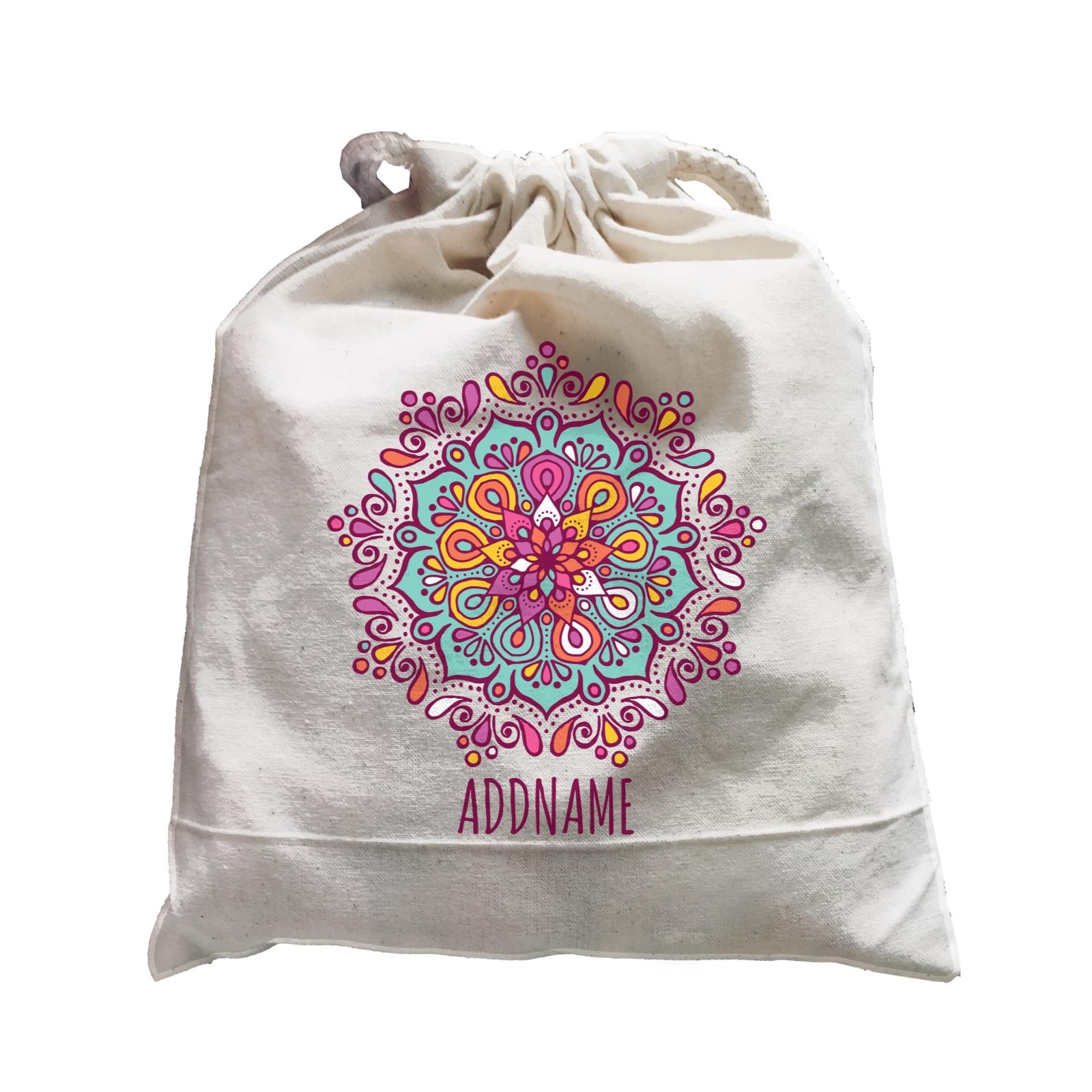 Colourful Mandala 1 Addname Satchel