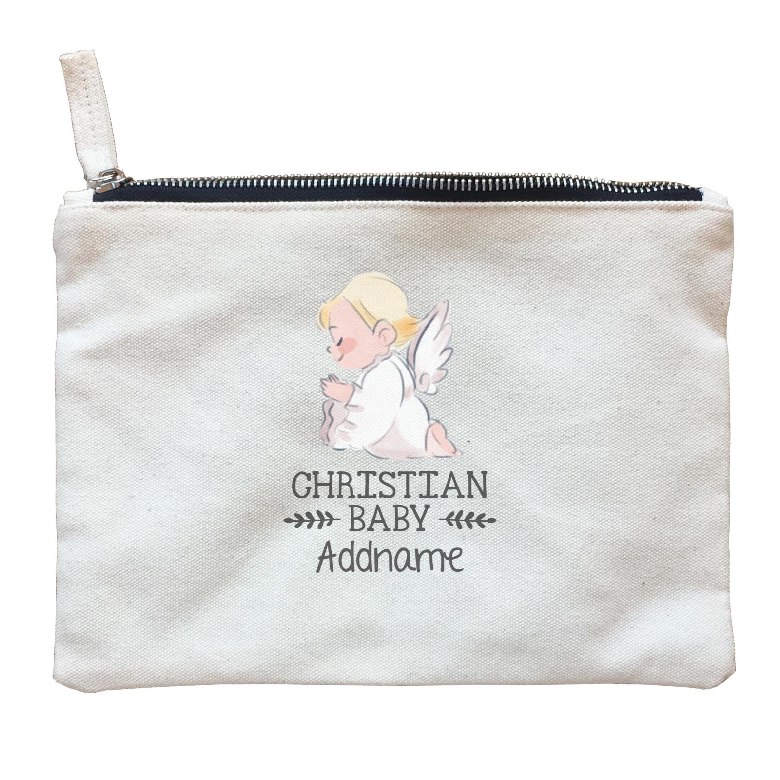 Christian Baby Angel Christian Baby Addname Zipper Pouch