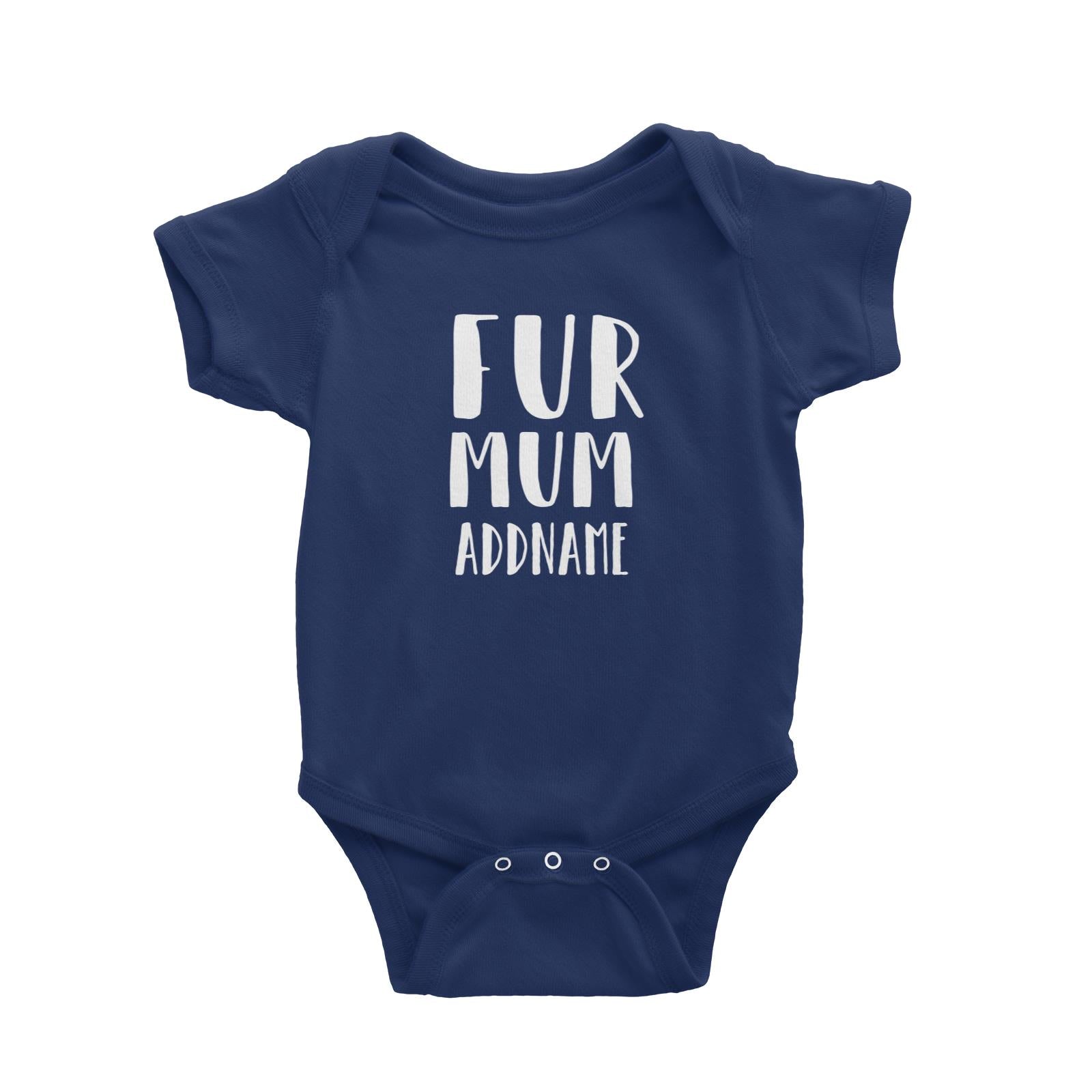 Matching Dog And Owner Fur Mum Family Addname Baby Romper