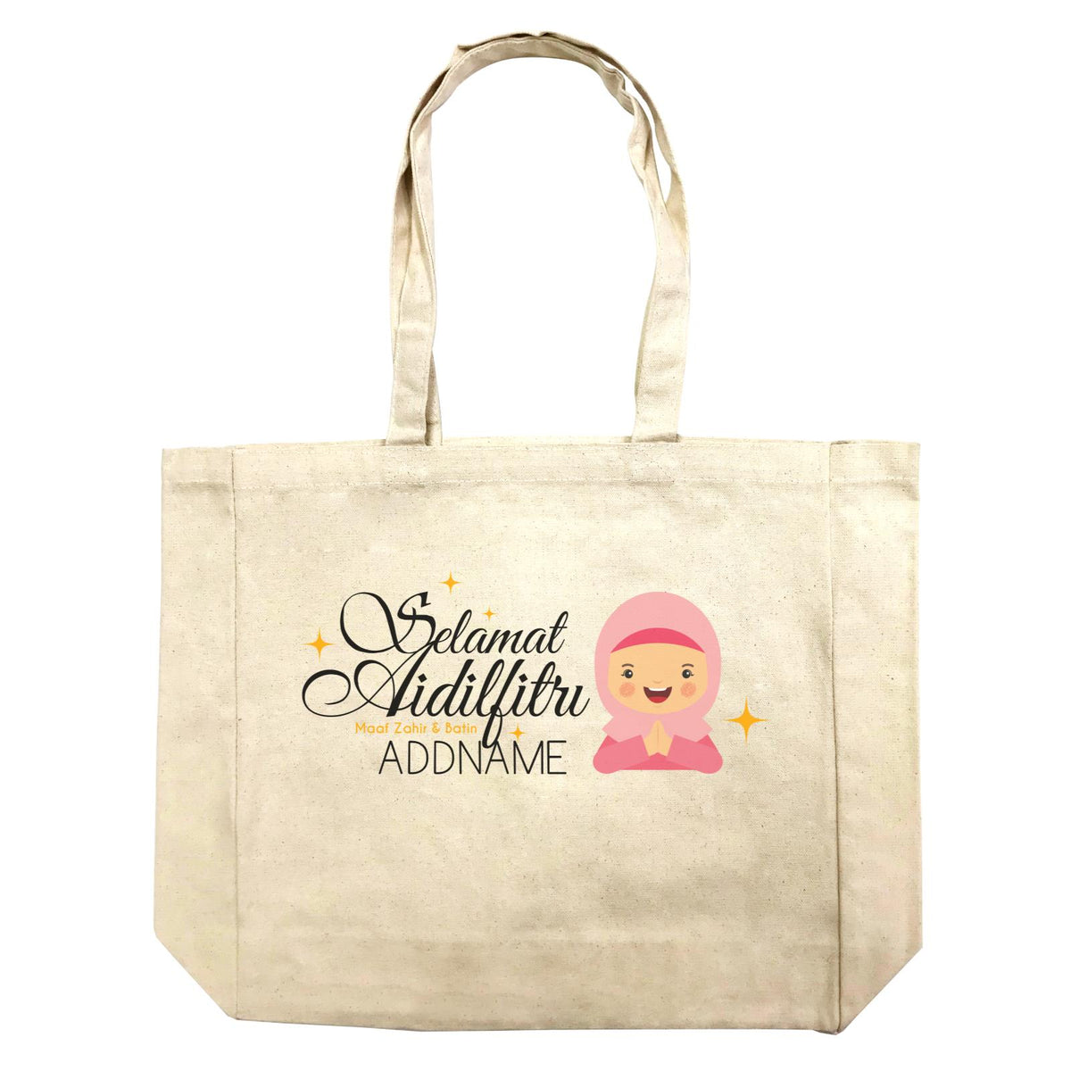 Selamat Aidilfitri Lady Shopping Bag