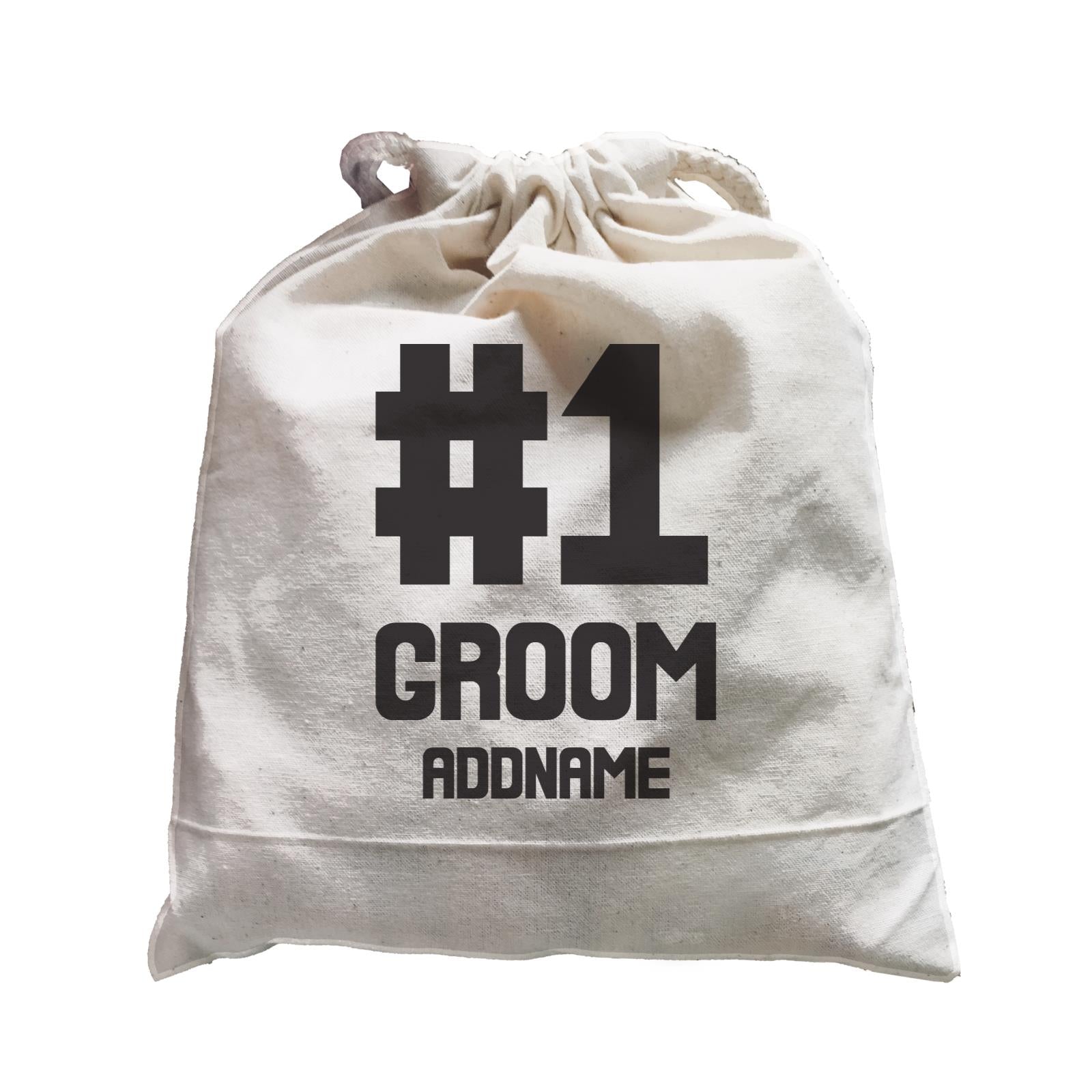 Wedding Couple Western Hashtag No 1 Groom Addname Satchel