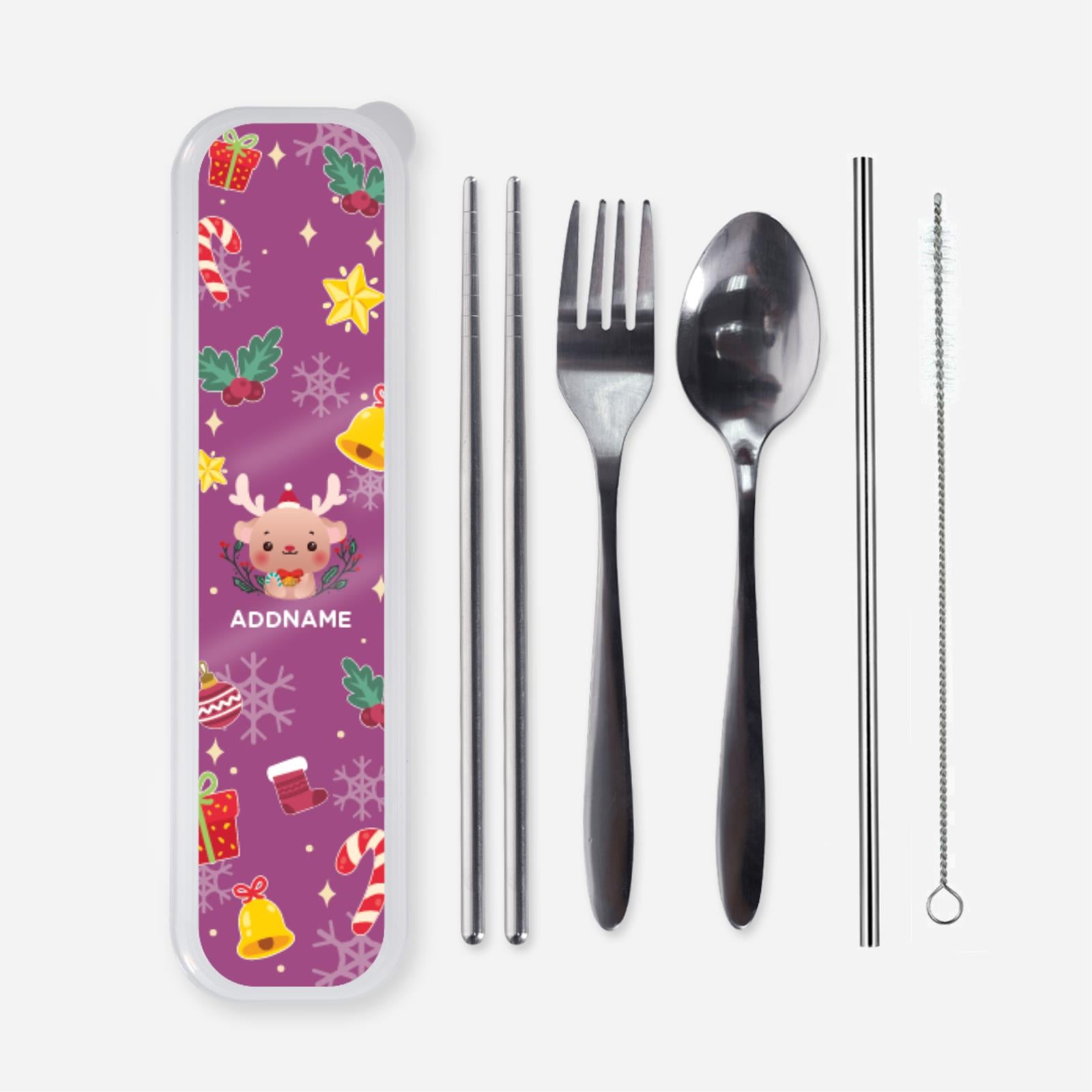 Christmas Cute Animal Series Cutlery - Reindeer