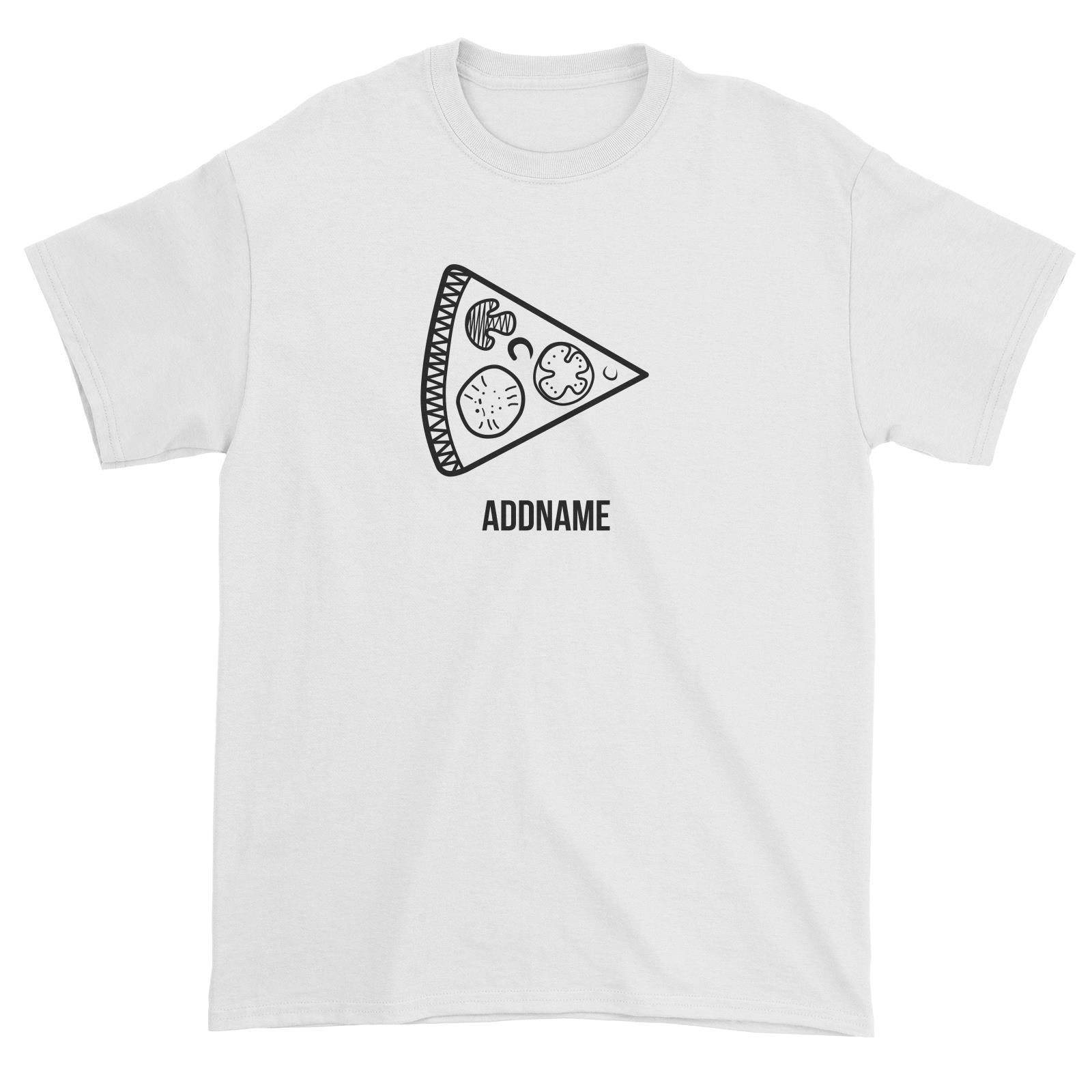 Couple Series Pizza Slice Addname Unisex T-Shirt