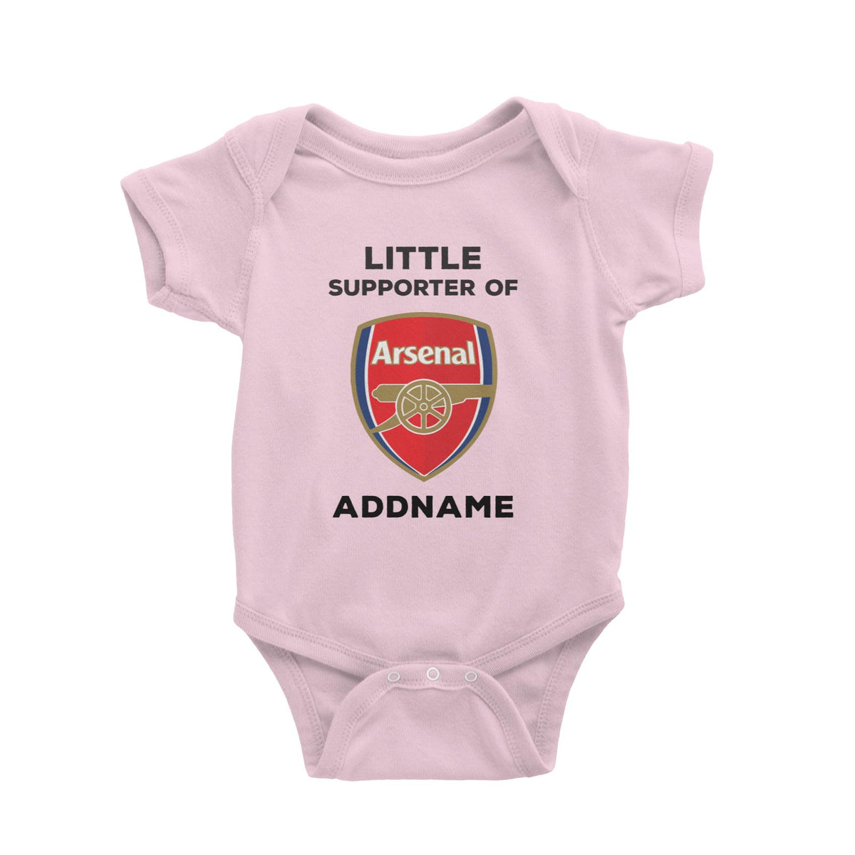 Arsenal FC Little Supporter Personalizable with Name Baby Romper