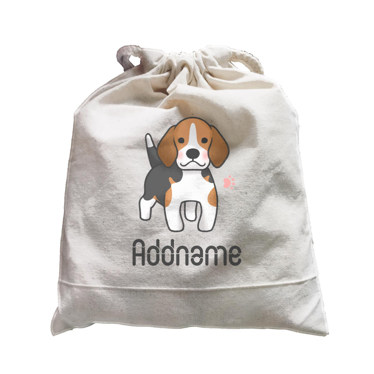 Cute Hand Drawn Style Beagle Addname Satchel