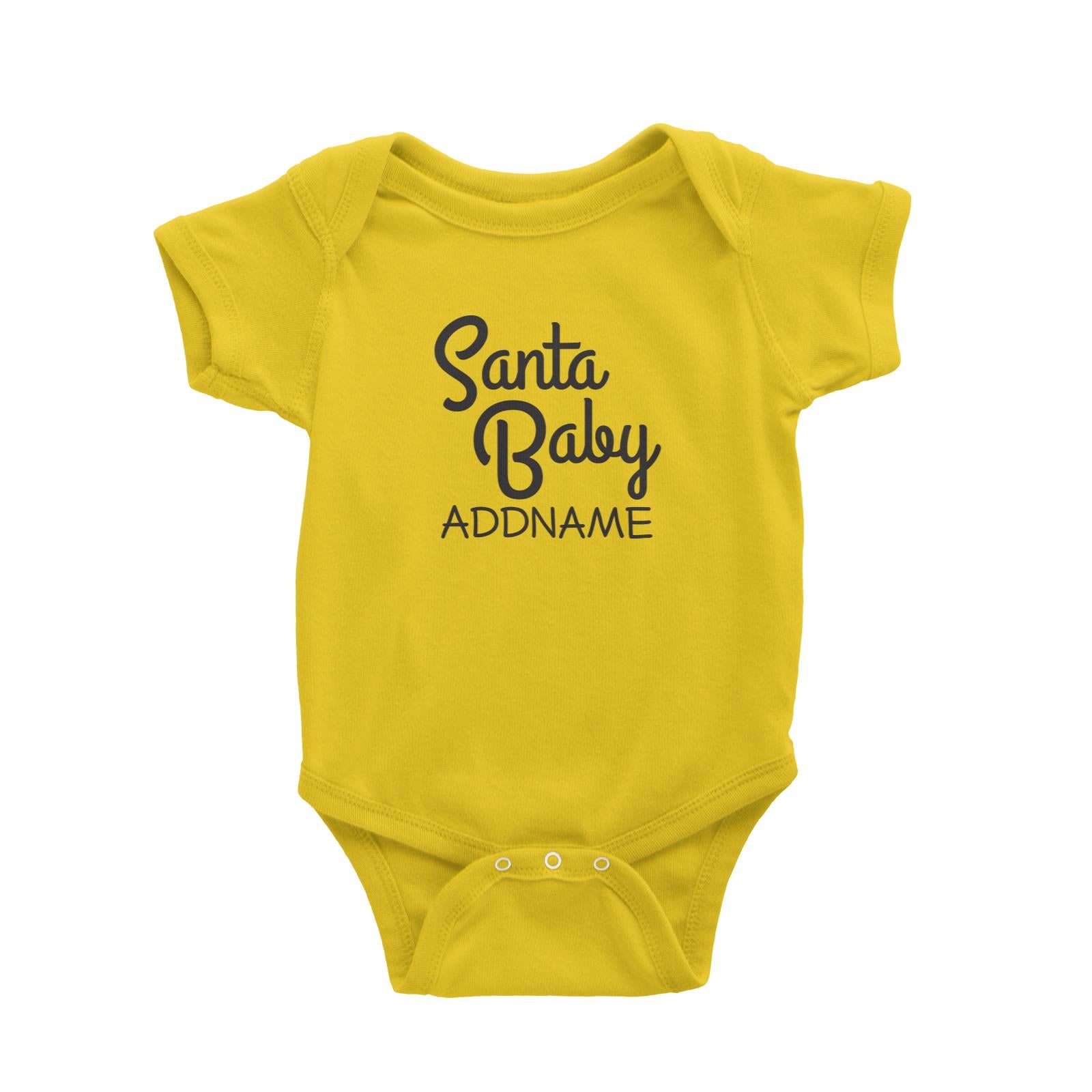 Xmas Santa Baby Baby Romper
