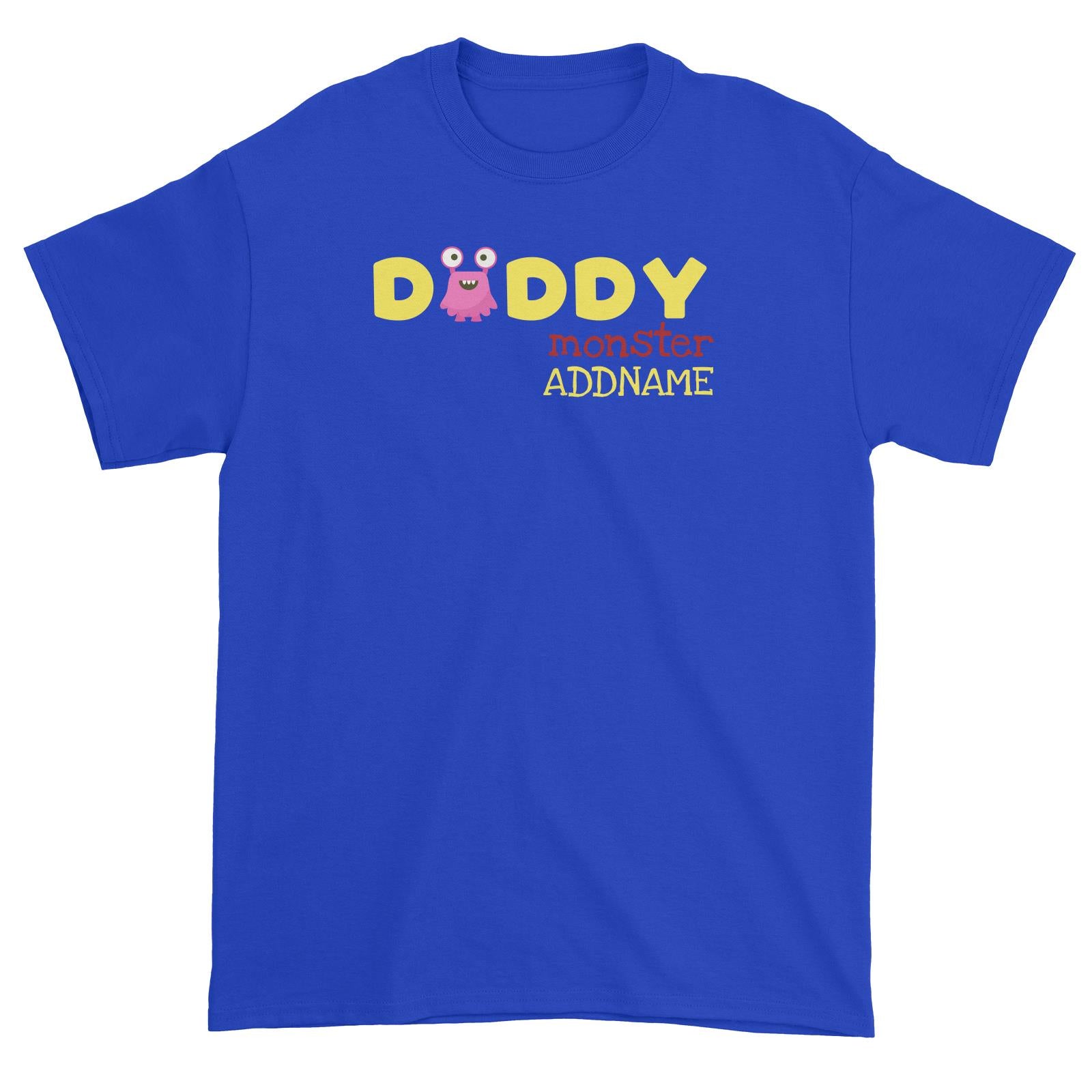 Pink Daddy Monster Addname Unisex T-Shirt