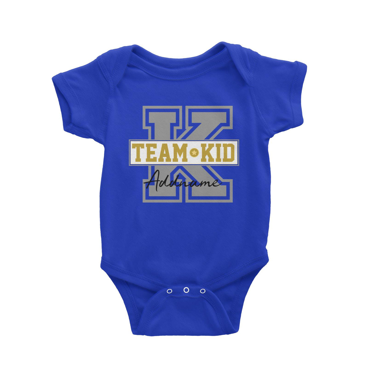 Team Kid Addname Baby Romper