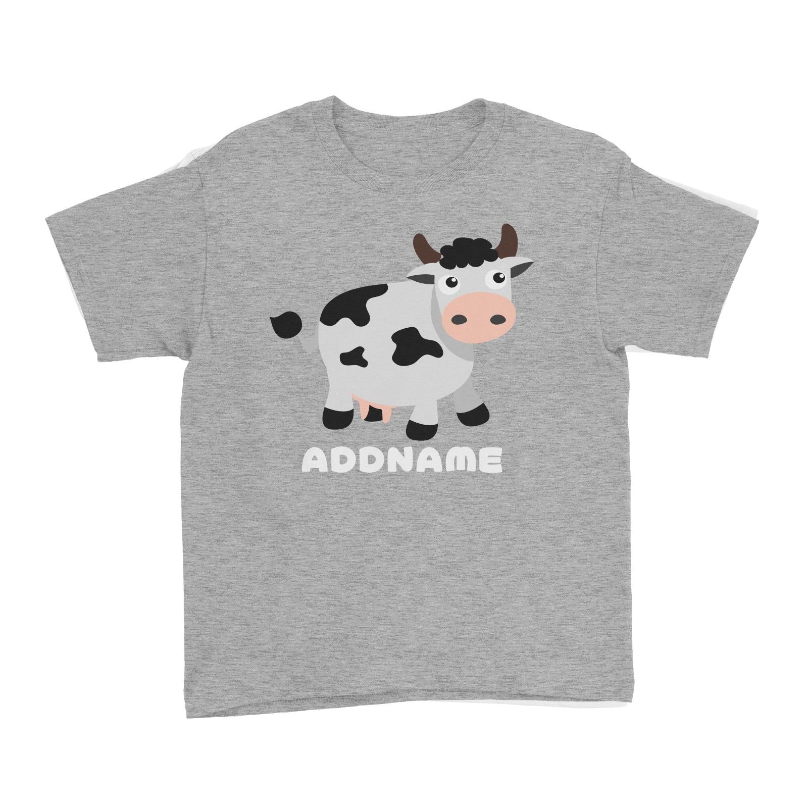 Farm Cow Addname Kid's T-Shirt