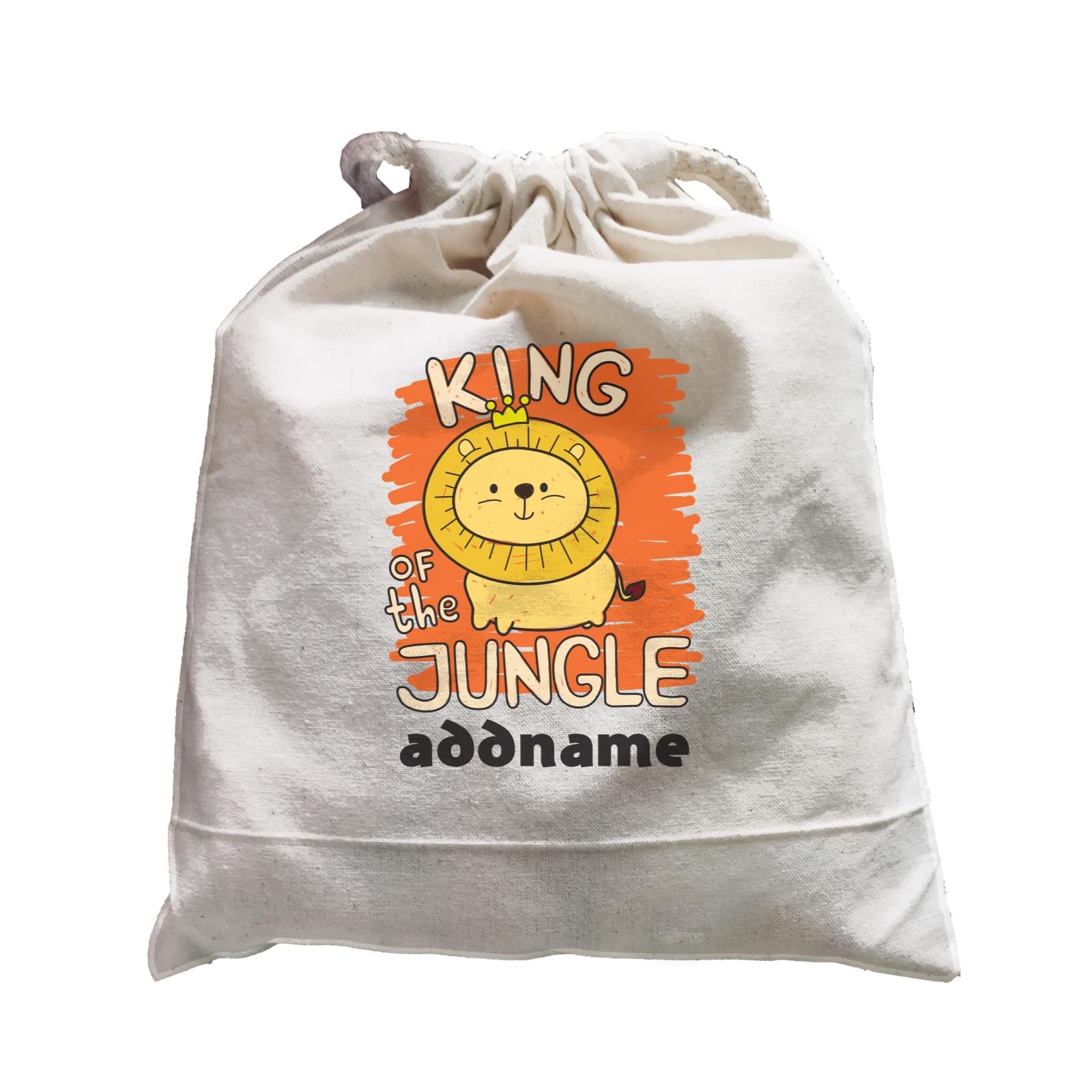 Cool Cute Animals Lion King Of The Jungle Addname Satchel