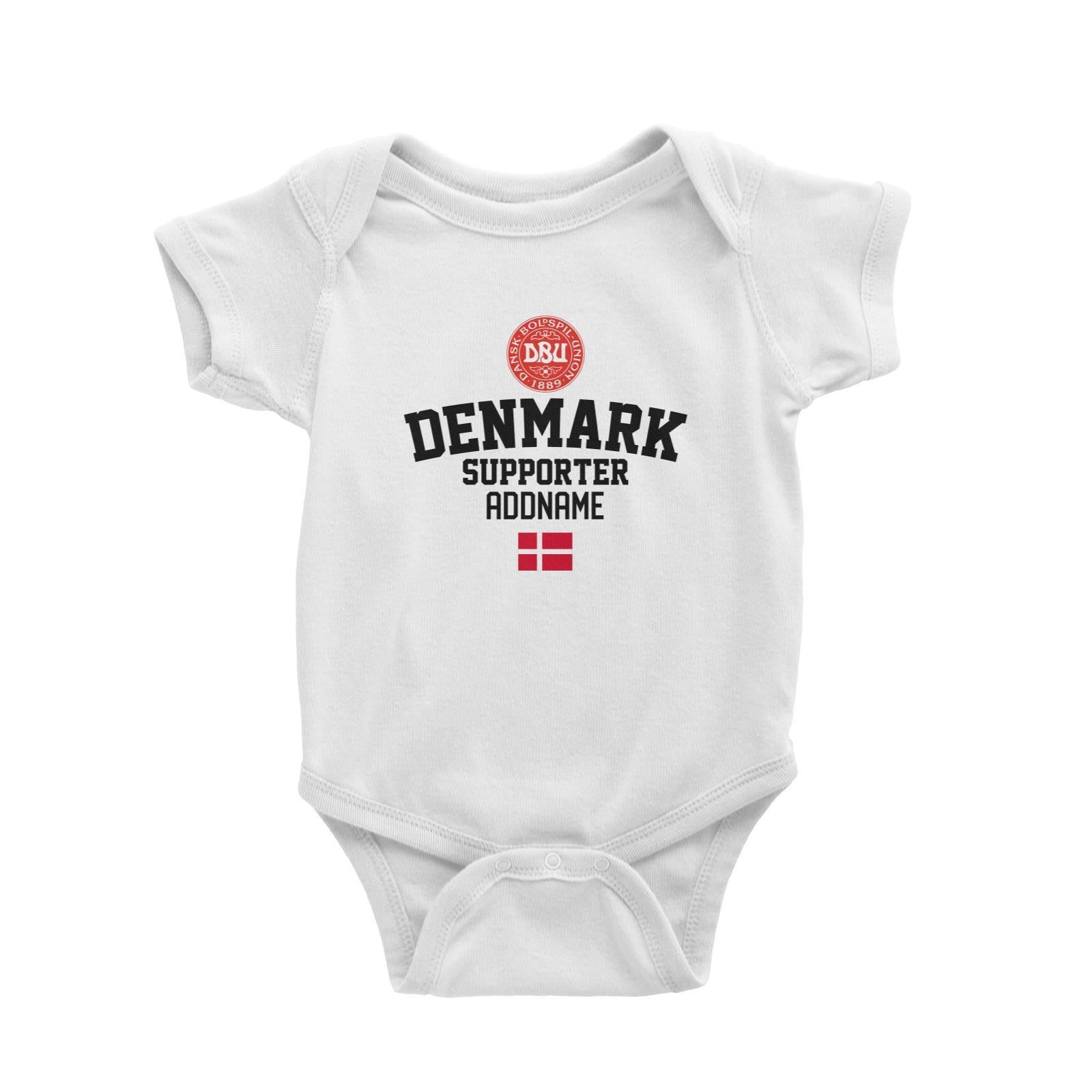 Denmark Supporter World Cup Addname Baby Romper