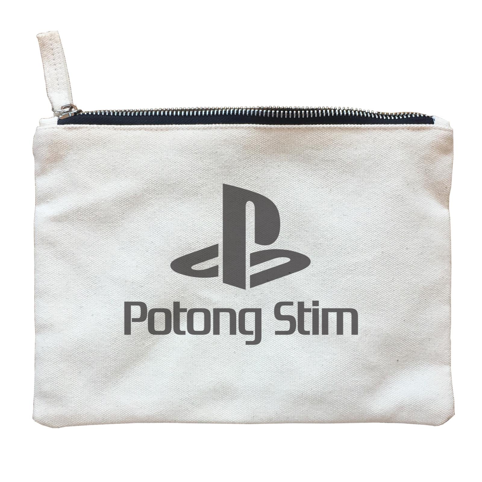 Slang Statement Potong Stim Accessories Zipper Pouch