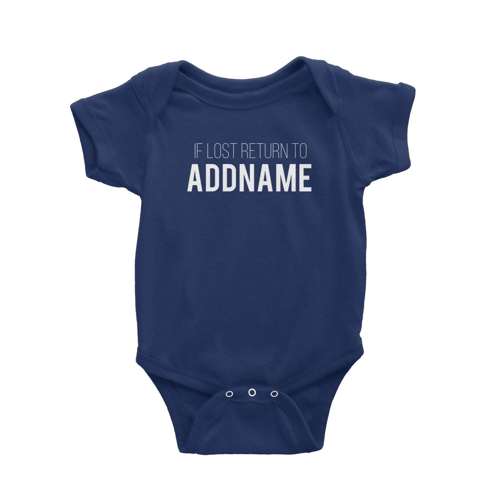 Matching Dog and Owner Lost Dog Return to Addname Baby Romper