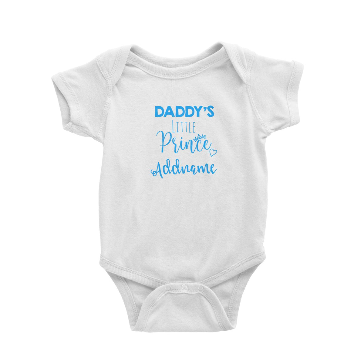 Daddy's Little Prince Addname Baby Romper