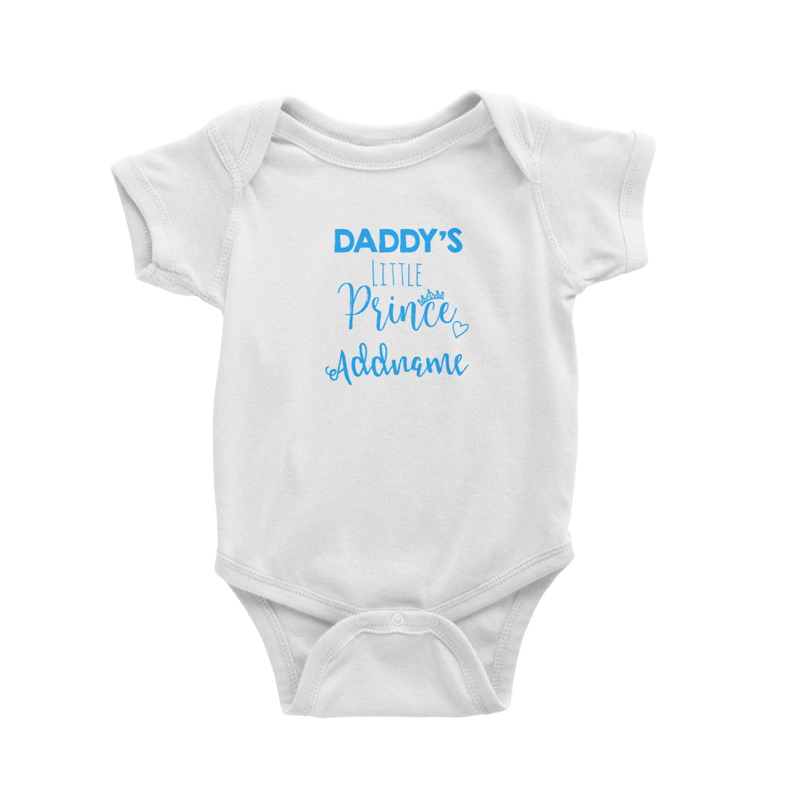 Daddy's Little Prince Addname Baby Romper