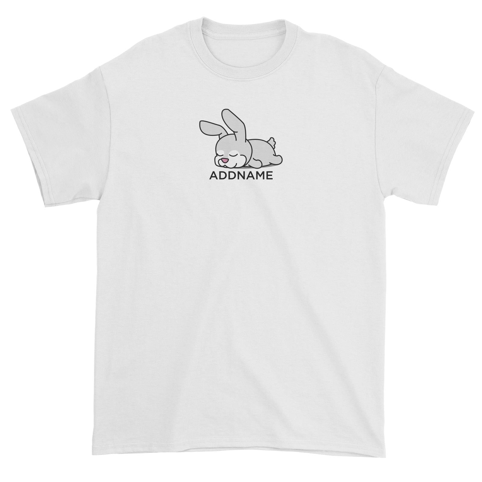 Lazy Bunny Addname Unisex T-Shirt  (FLASH DEAL)