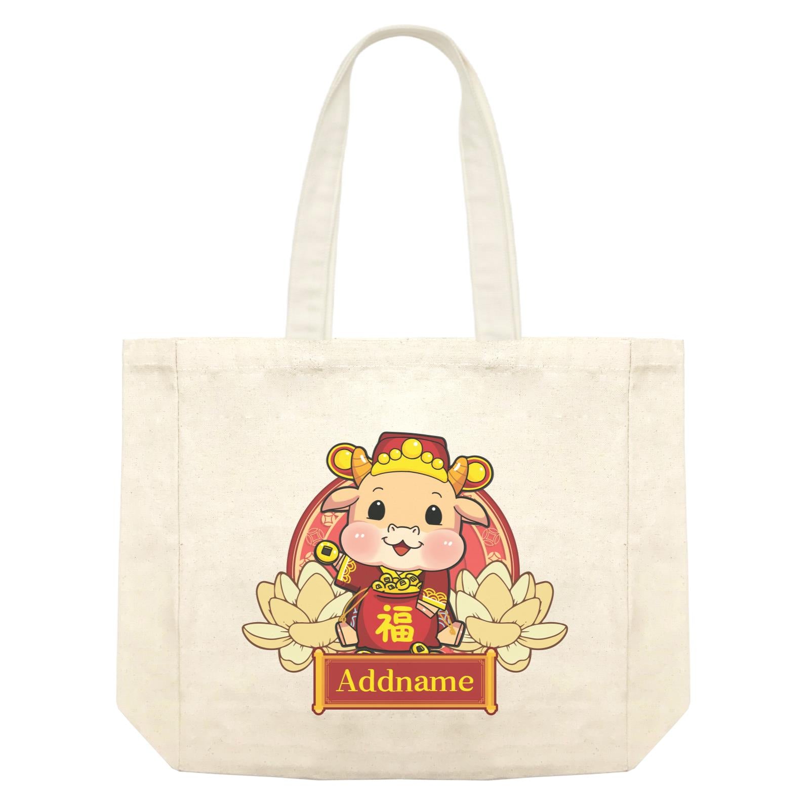 [CNY 2021] Gold Lotus Series Cow of Wealth Shopping Bag