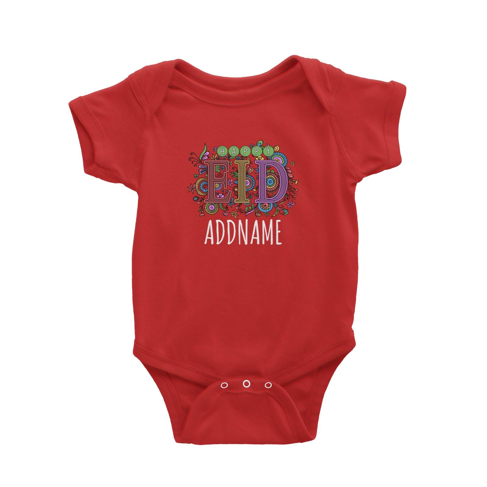 Happy EID Baby Romper Raya Personalizable Designs