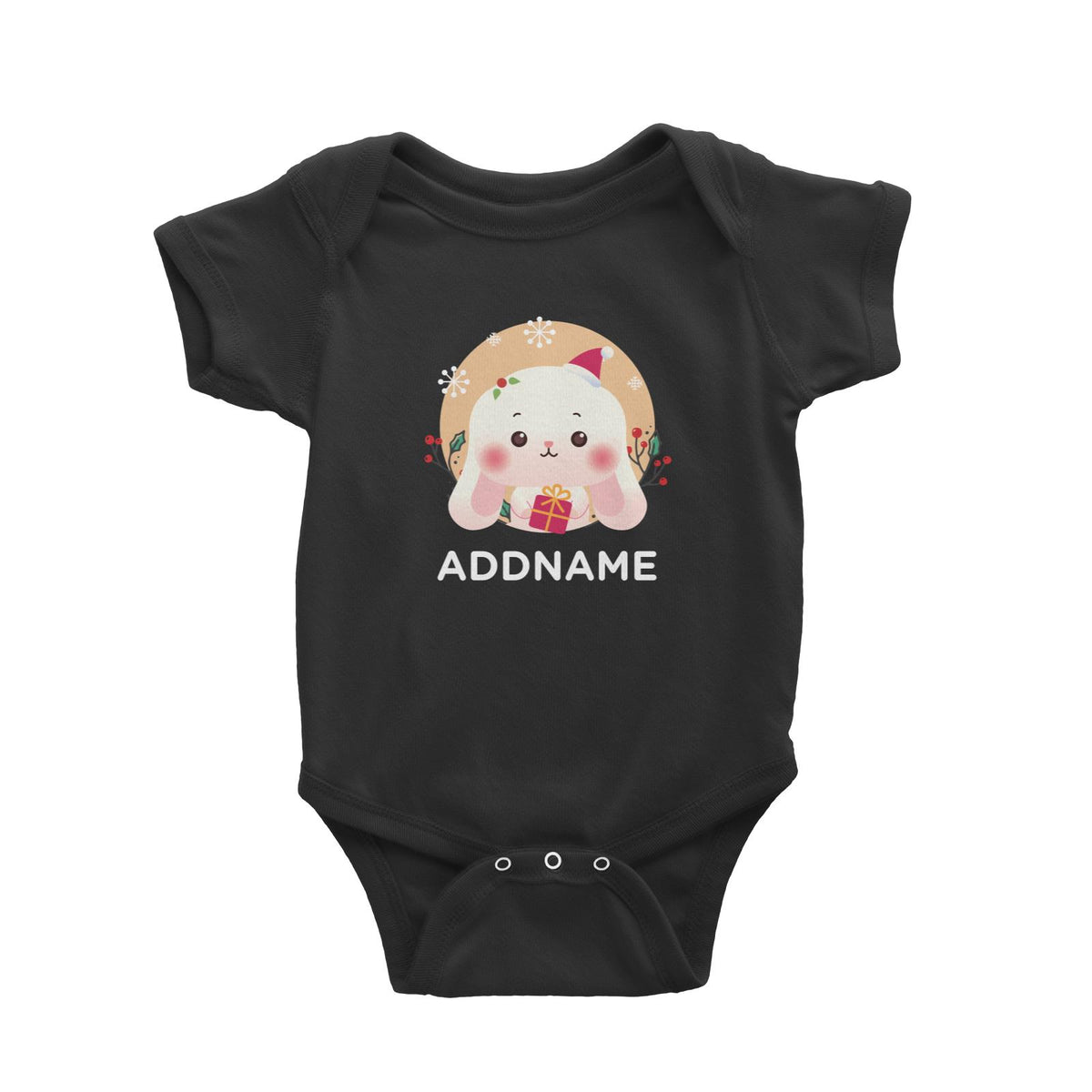 Christmas Cute Animal Series Cute Rabbit Baby Romper