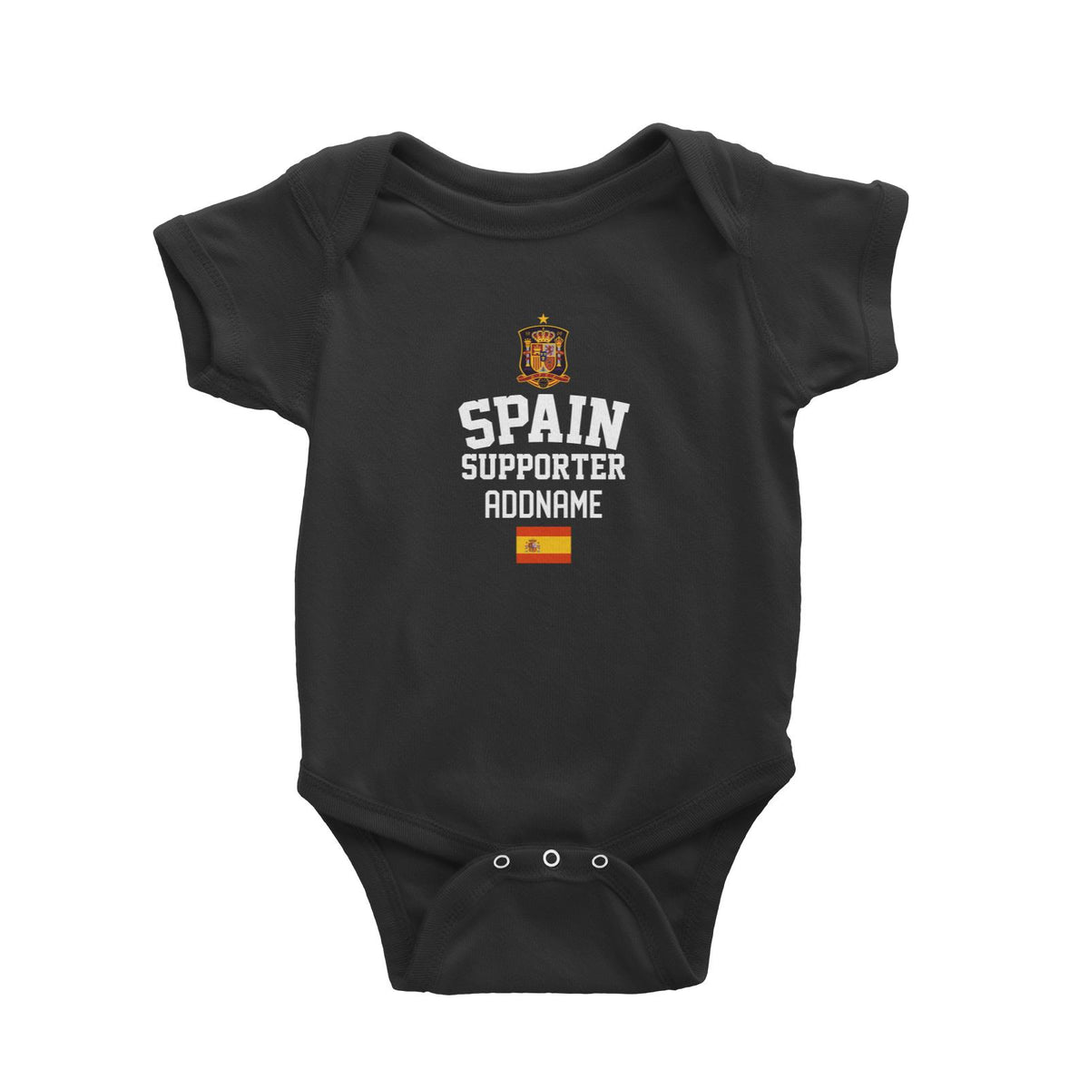 Spain Supporter World Cup Addname Baby Romper