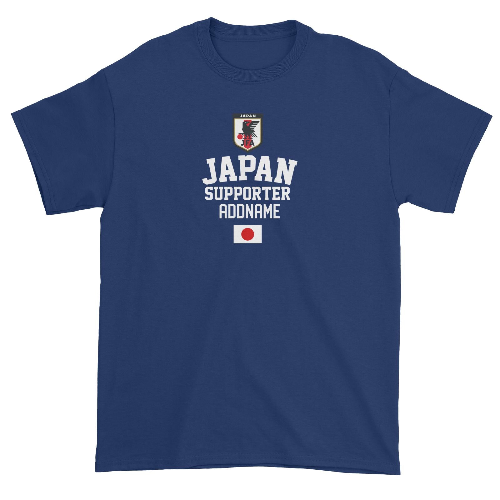 Japan Supporter World Cup Addname Unisex T-Shirt